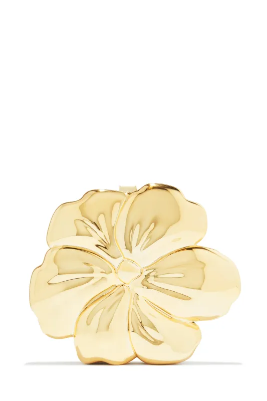 Aloha Statement Clutch Purse - Gold sold by Miss Lola