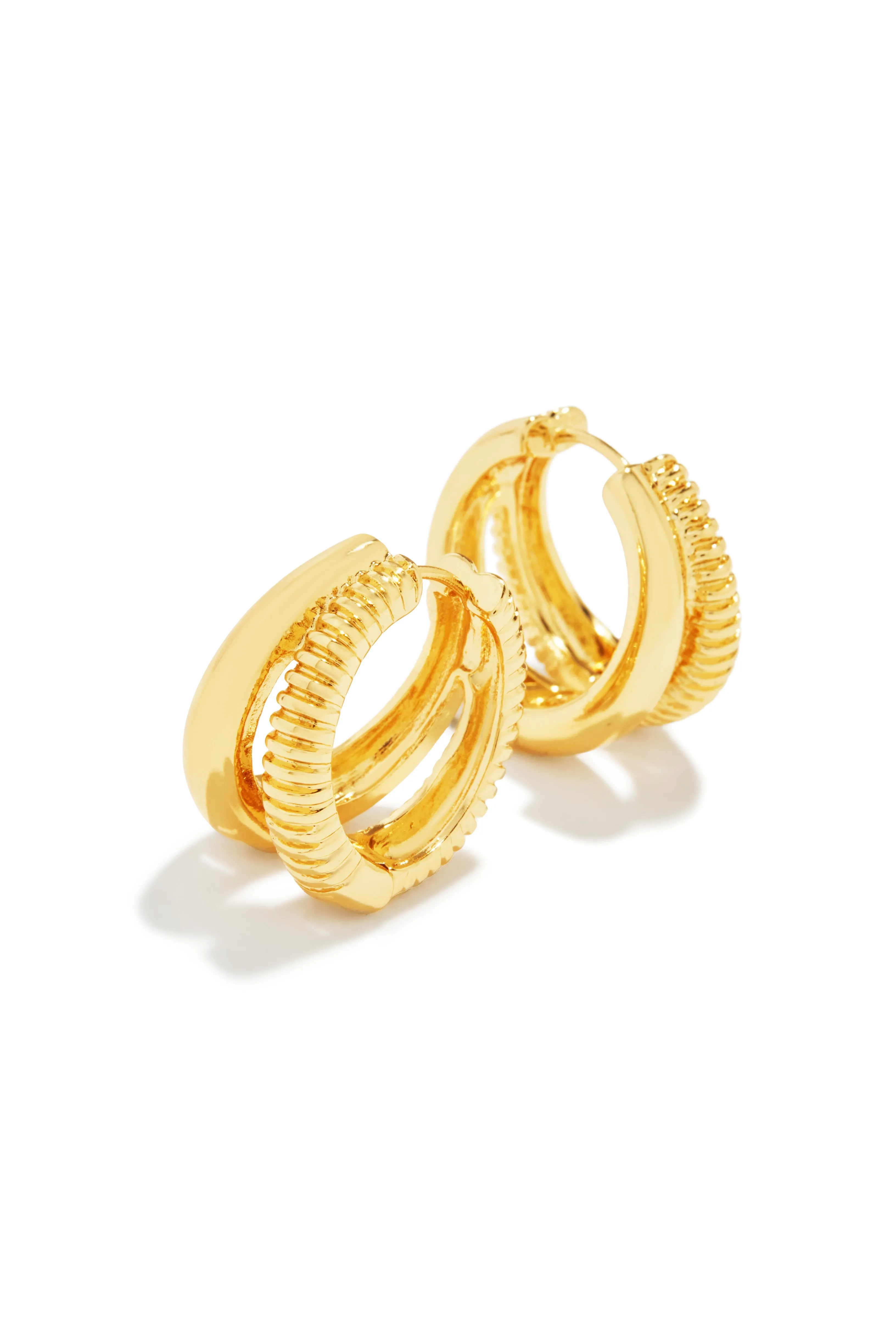 Delmy Hoop Earring - Gold sold by Miss Lola