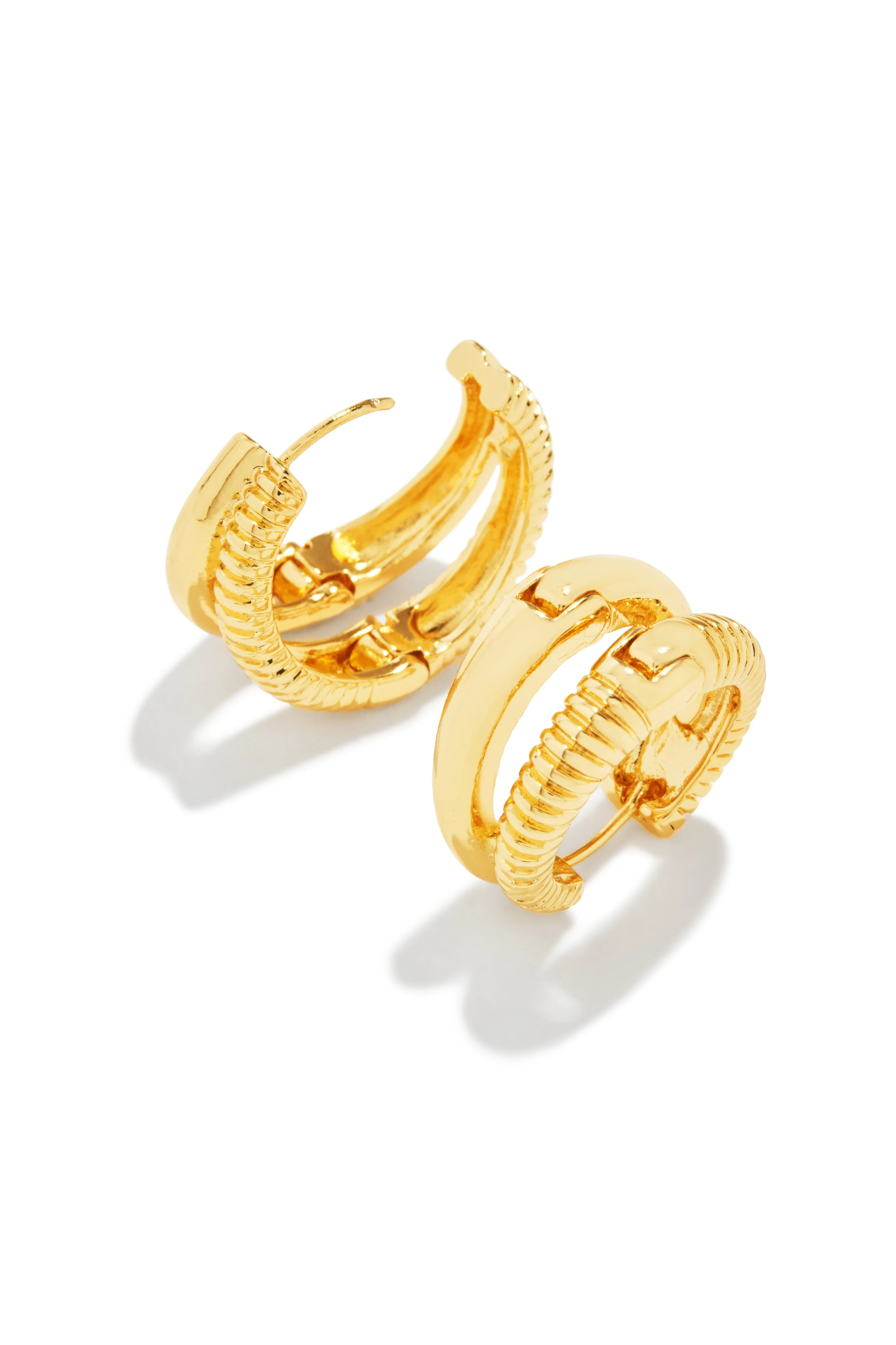 Delmy Hoop Earring - Gold sold by Miss Lola product image thumbnail 2