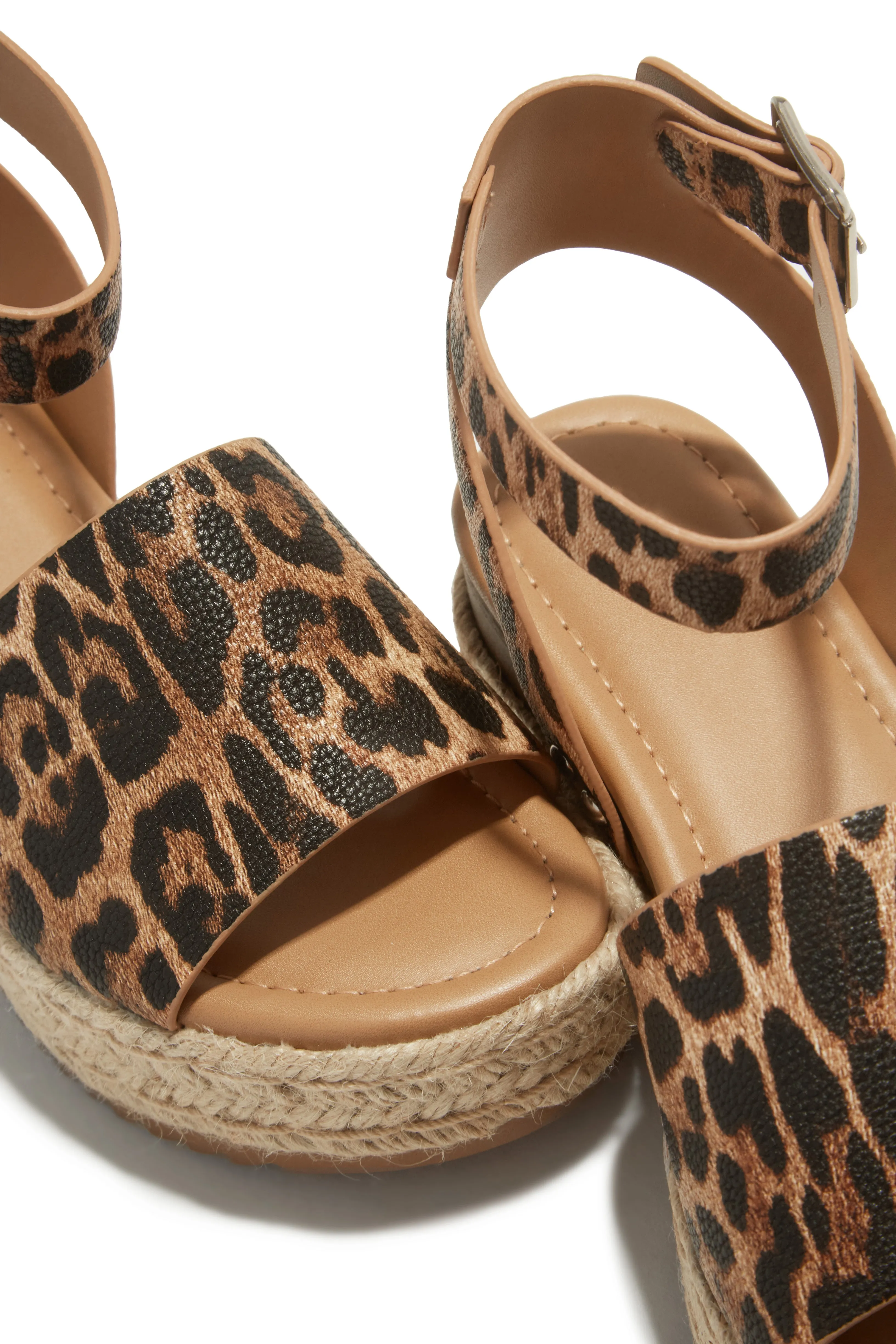 Voyage Platform Espadrille Sandals - Cheetah sold by Miss Lola product image thumbnail 2