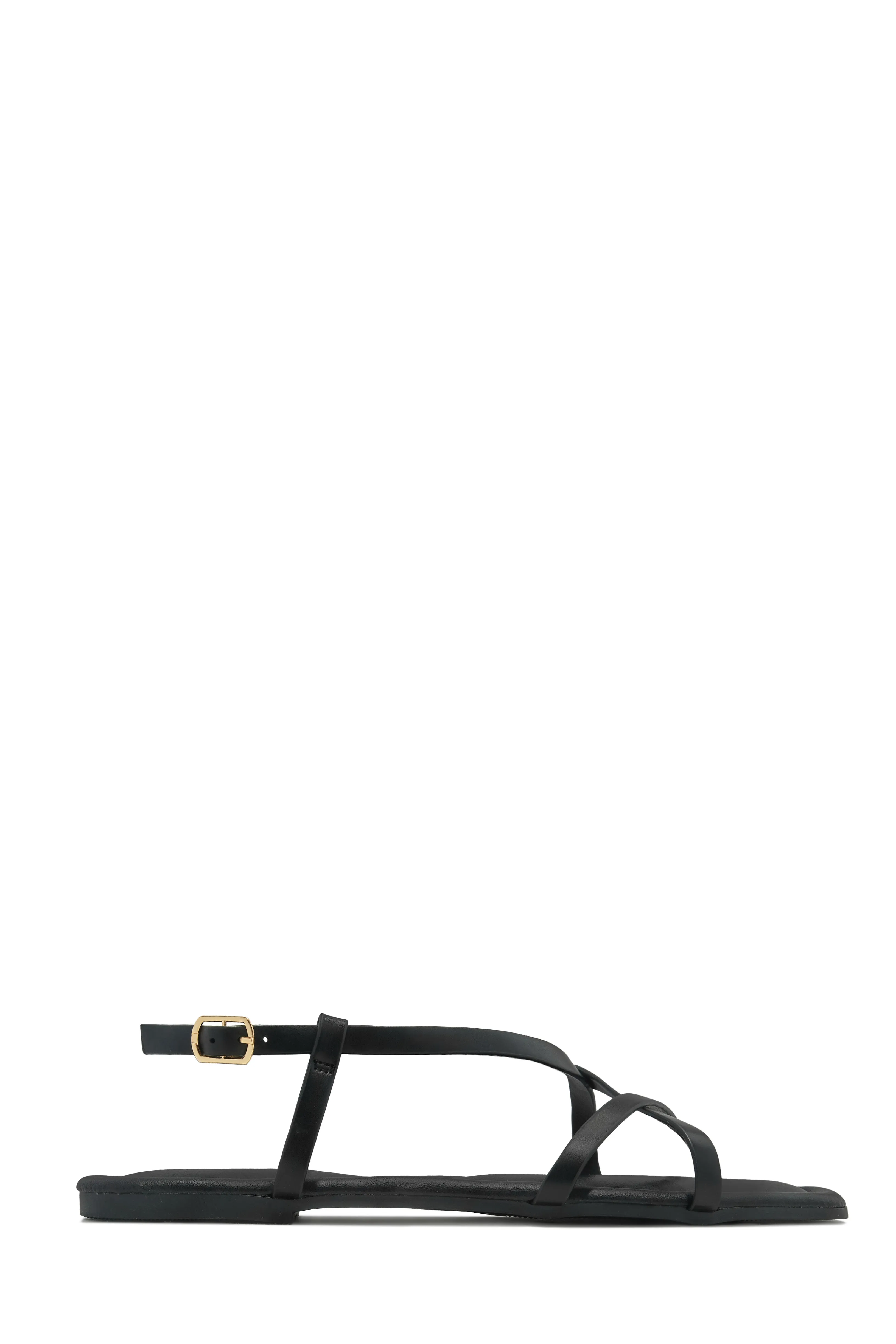 Island Sun Flat Sandals - Black sold by Miss Lola product image thumbnail 3