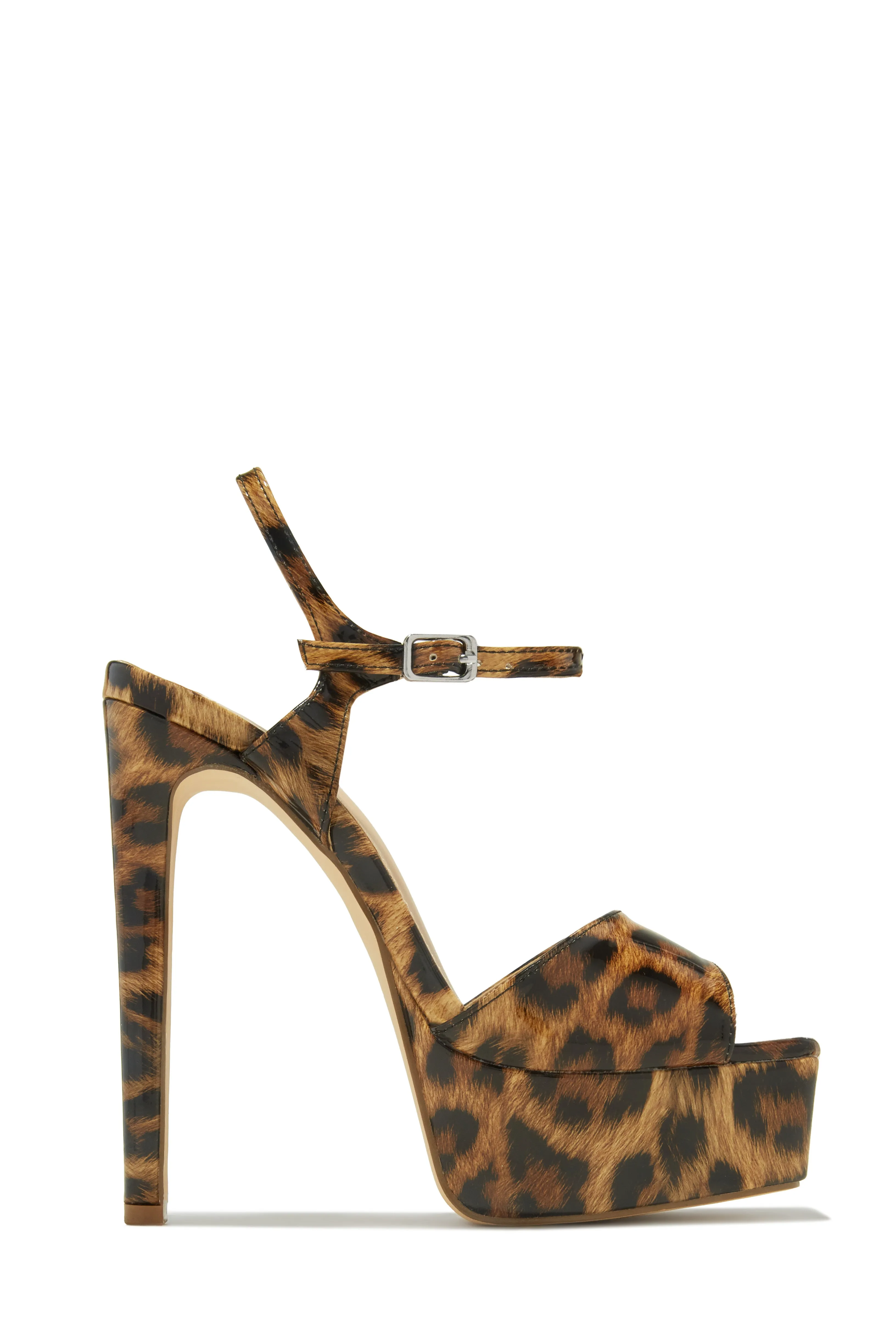 Paulina Platform High Heels - Leopard sold by Miss Lola