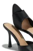 Kimmie Mule Heels - Black sold by Miss Lola