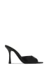 Kimmie Mule Heels - Black sold by Miss Lola