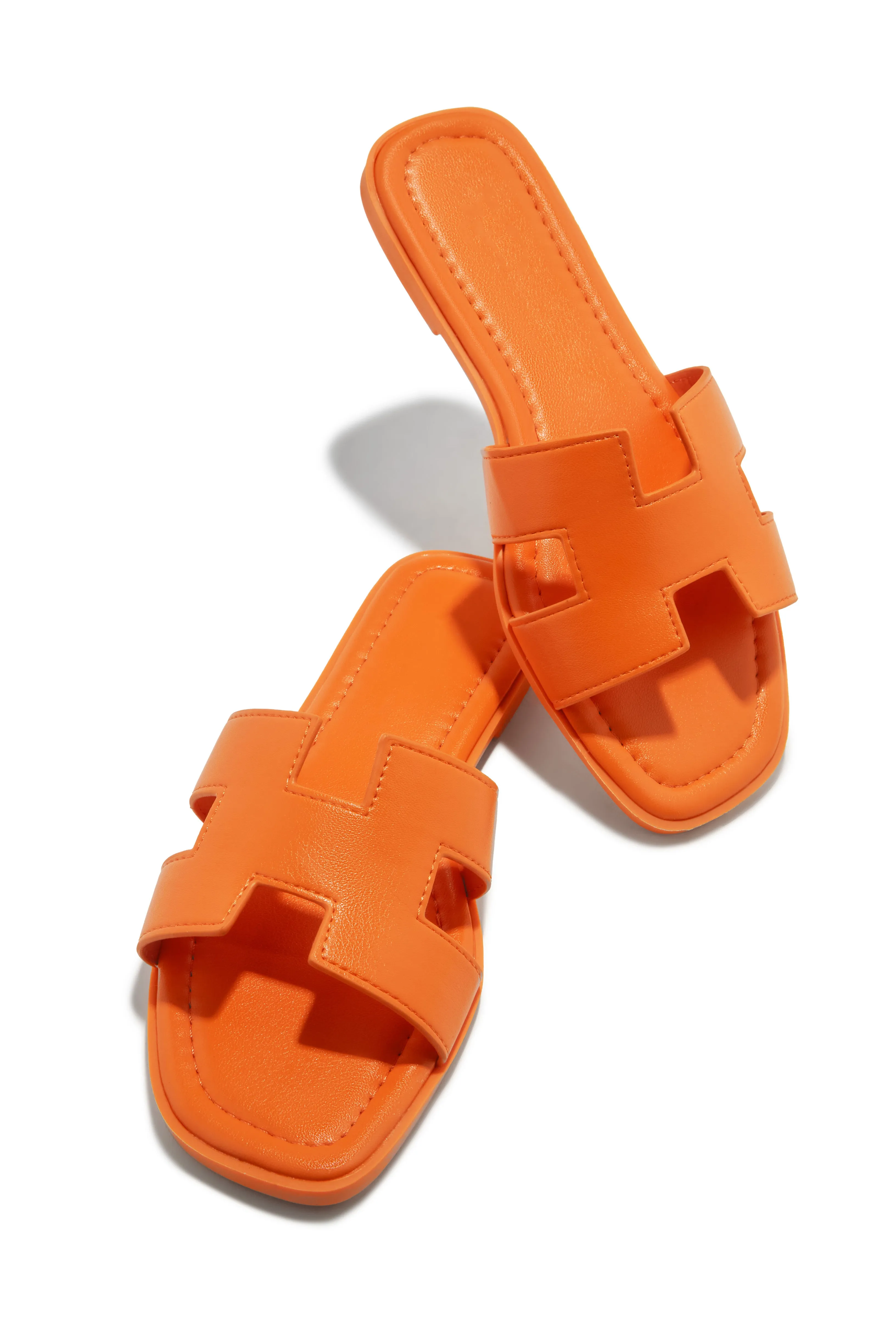 Biyanka Slip On Sandals - Orange sold by Miss Lola product image thumbnail 2