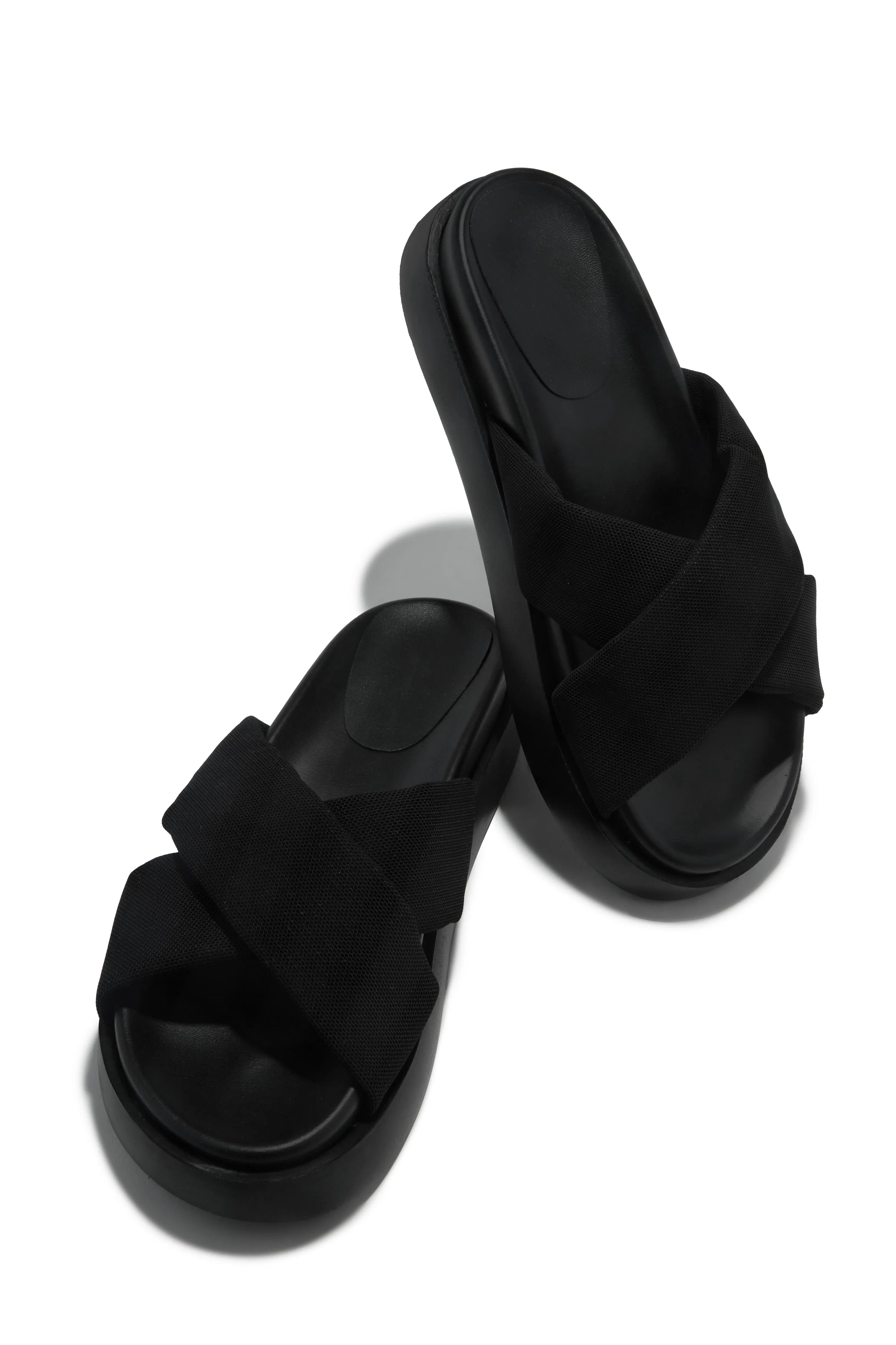 Vacay Babe Chunky Slip On Sandals - Black sold by Miss Lola product image thumbnail 3