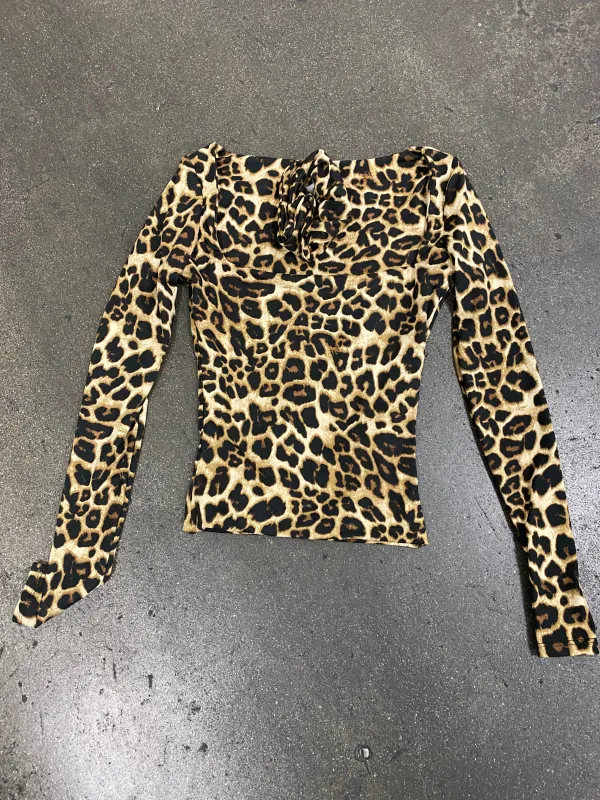 Kassidie Long Sleeve Top Set - Leopard sold by Miss Lola