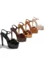 Bombshell Strut Platform High Heels - Clear sold by Miss Lola