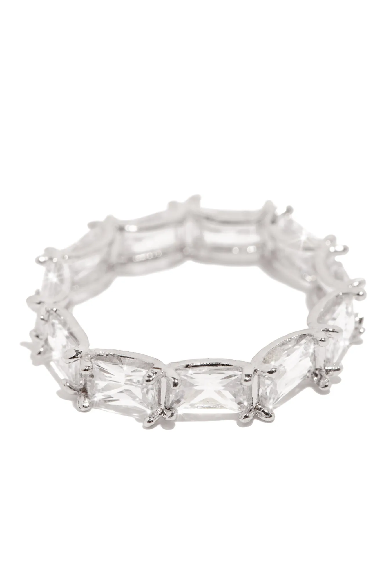 Always & Forever Embellished Ring - Silver sold by Miss Lola product image thumbnail 2