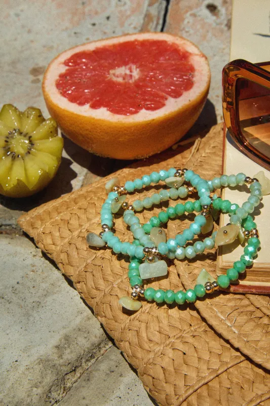 Hanali Bracelet Set - Mint sold by Miss Lola