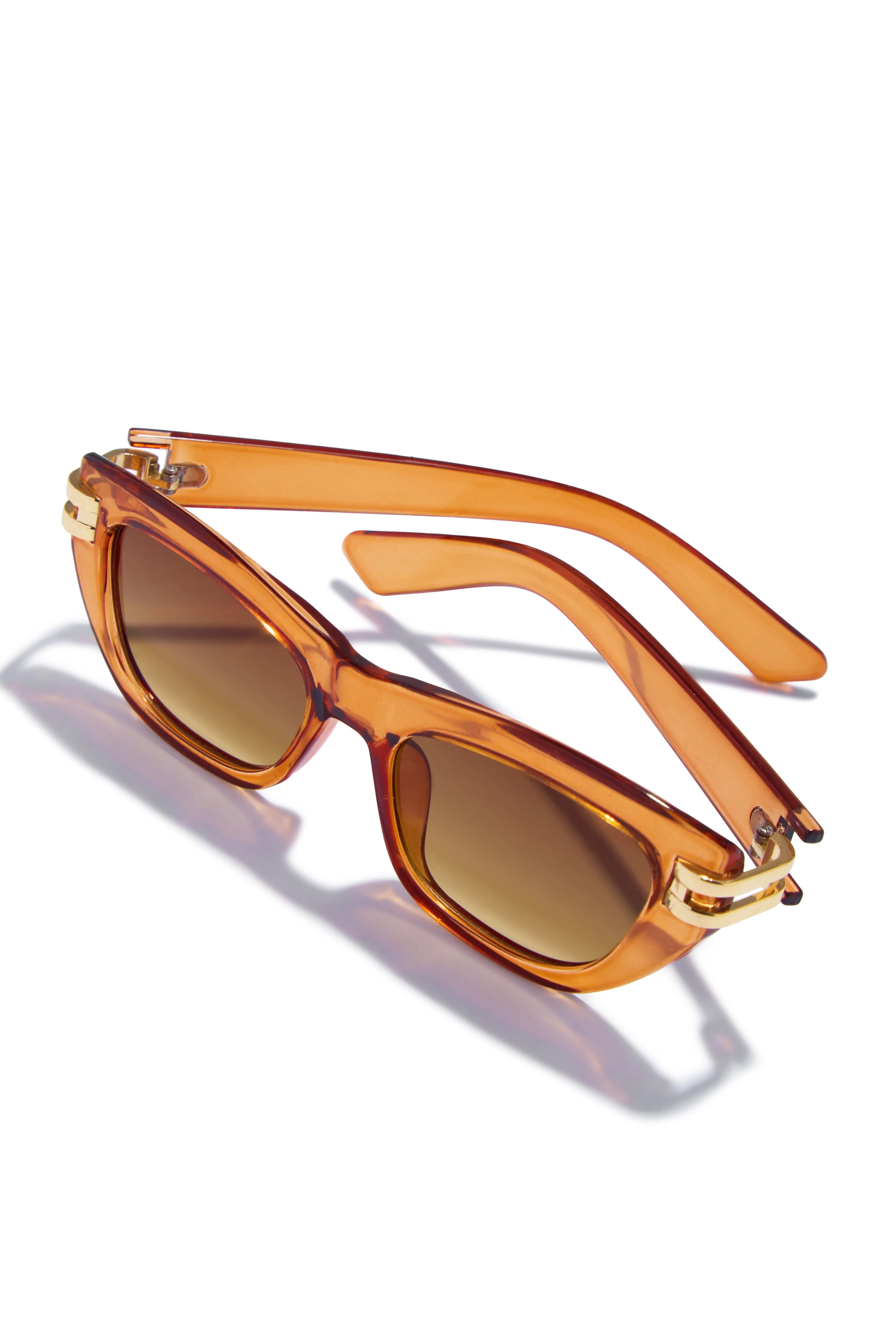 Sunny & Chic Sunglasses - Tan sold by Miss Lola product image thumbnail 2