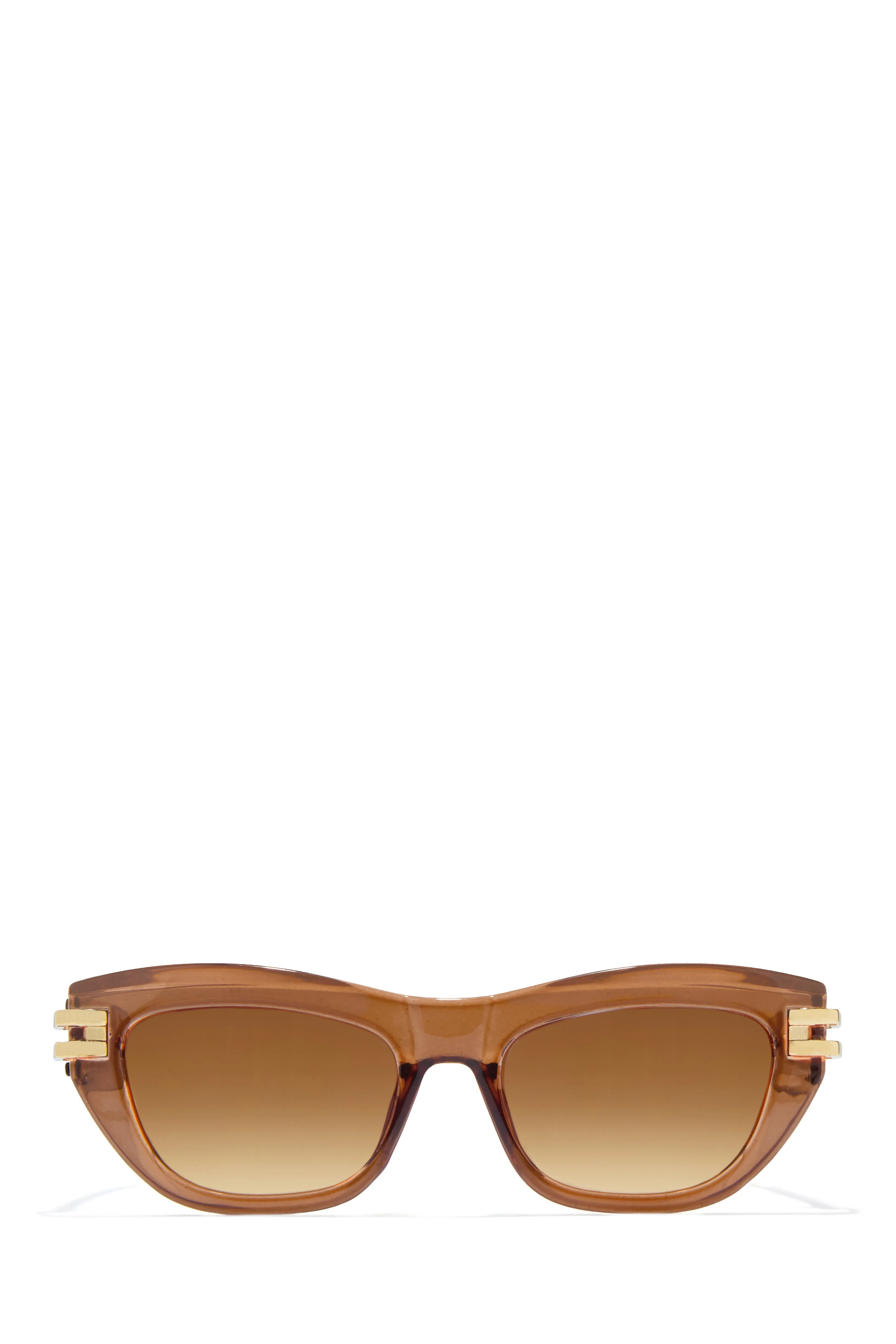 Sunny & Chic Sunglasses - Brown sold by Miss Lola product image thumbnail 2
