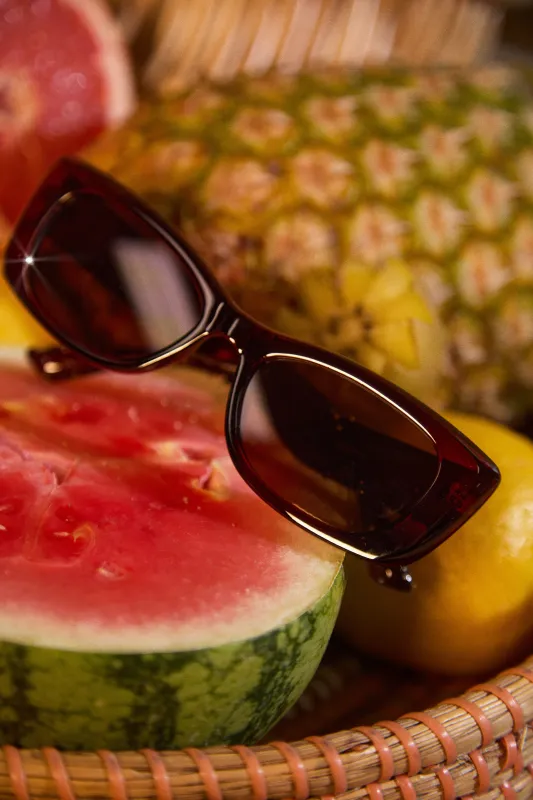 Summer Vibes Sunglasses - Brown sold by Miss Lola