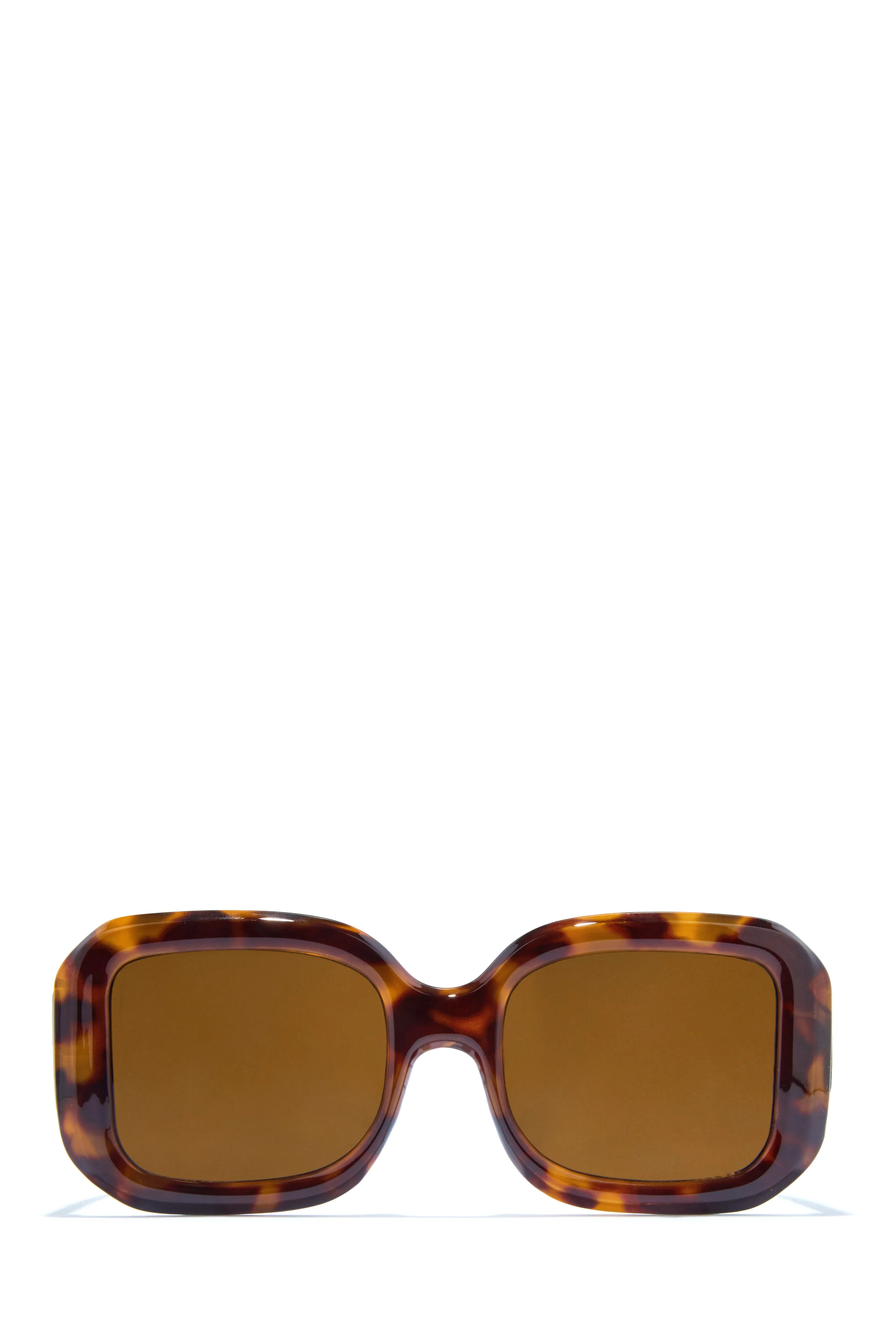 Sunny Beaches Oversized Sunglasses - Tortoise sold by Miss Lola