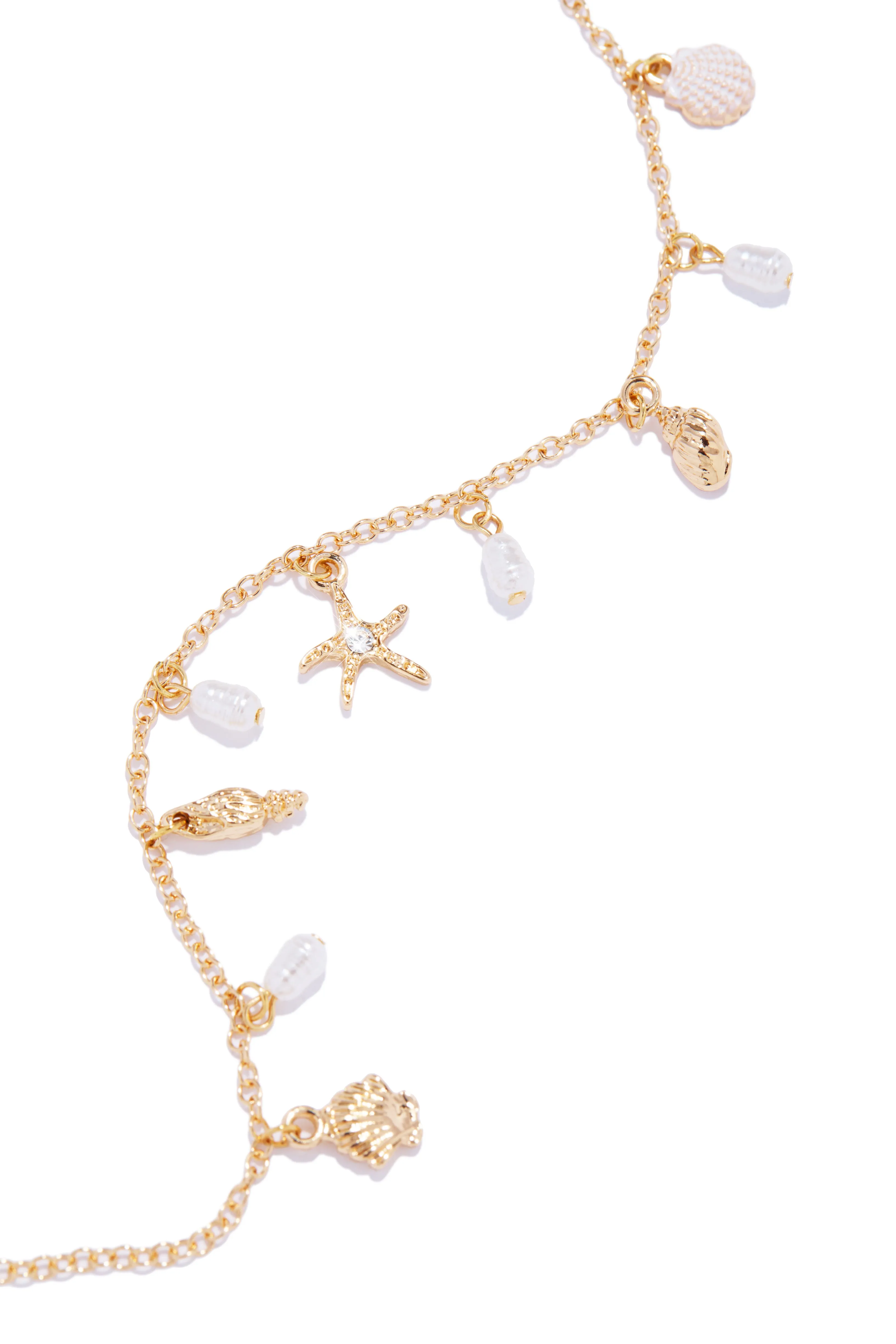 Alamea Charm Anklet - Gold sold by Miss Lola product image thumbnail 2