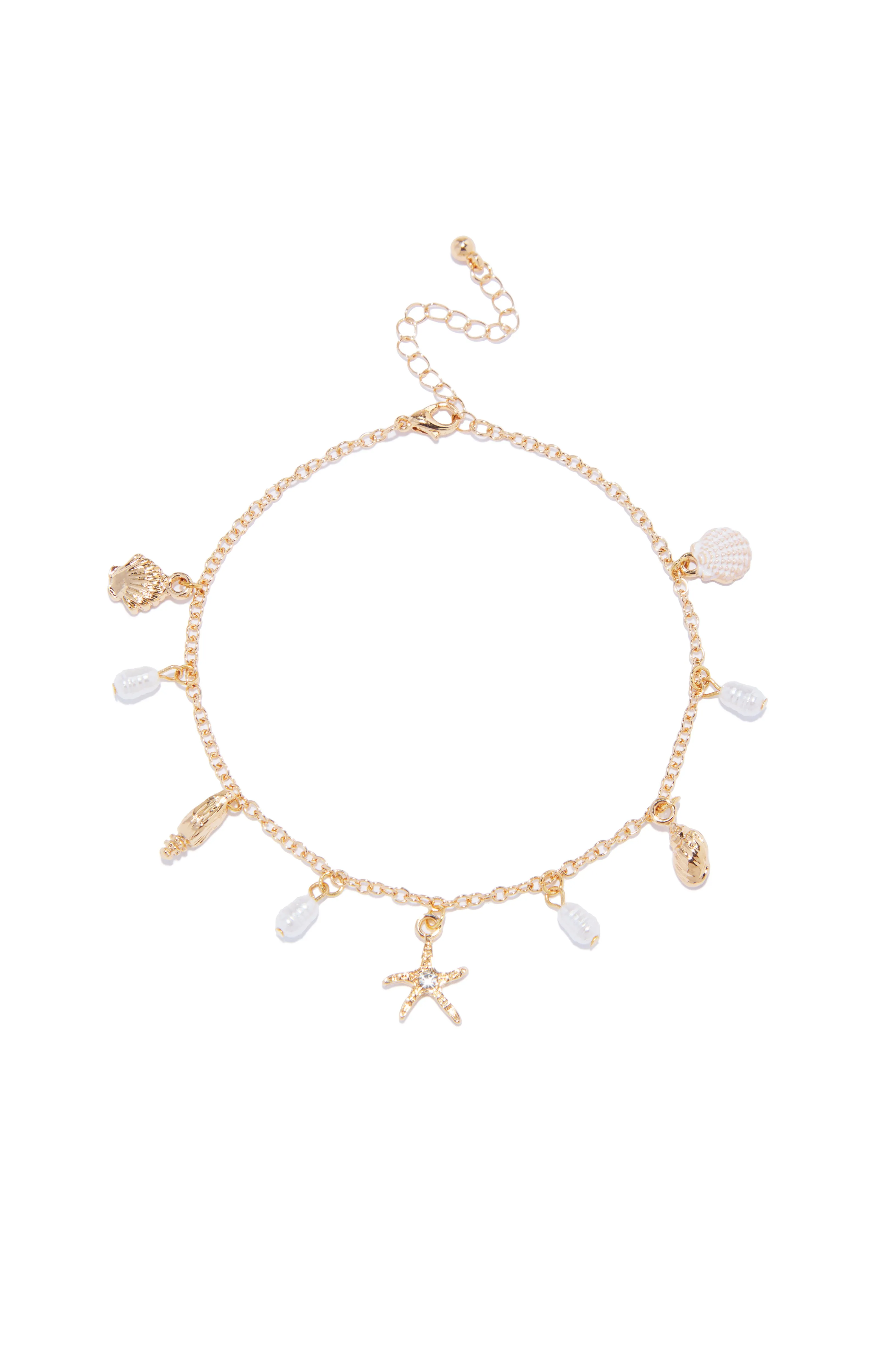 Alamea Charm Anklet - Gold sold by Miss Lola product image thumbnail 4