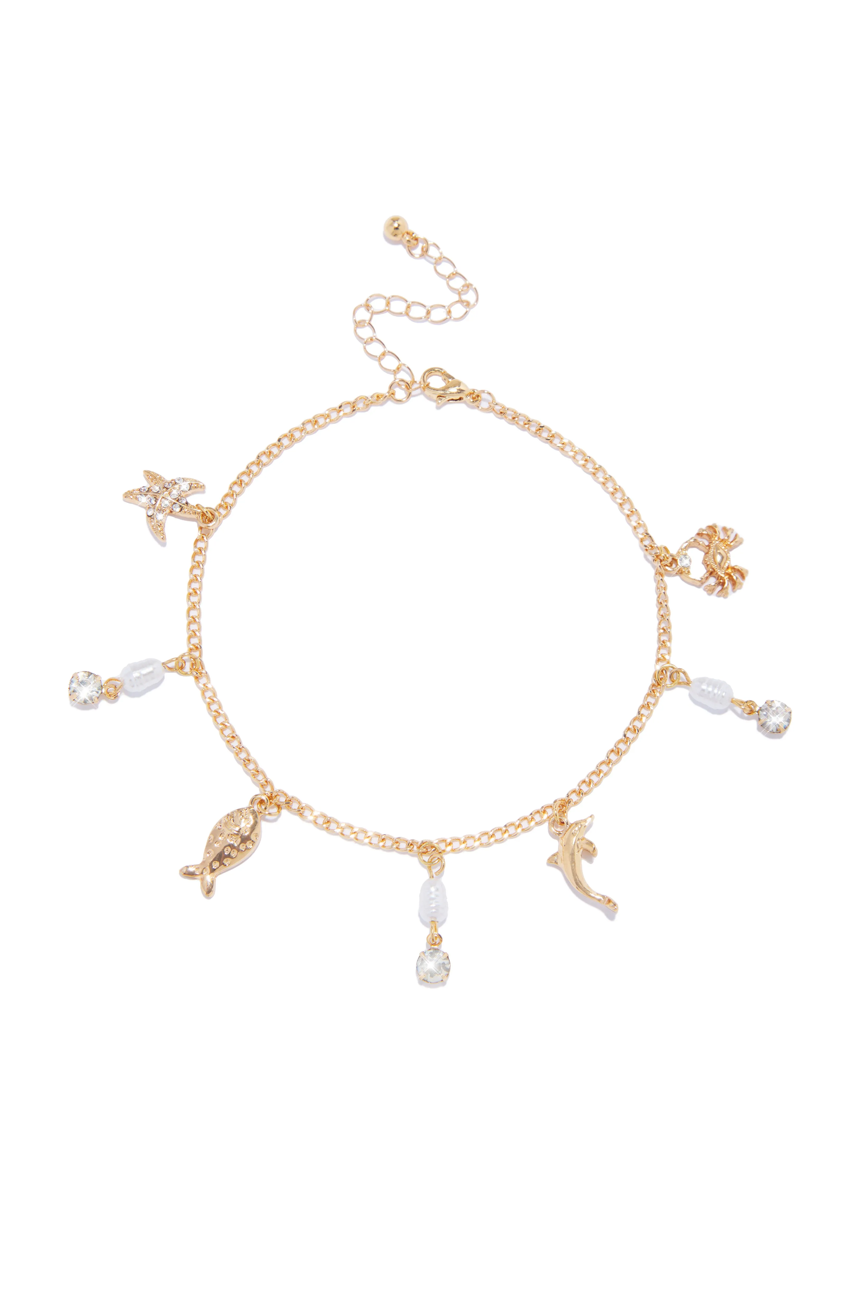 Olina Charm Anklet - Gold sold by Miss Lola product image thumbnail 5