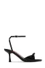 Aleah Ankle Strap Mid Heels - Black sold by Miss Lola