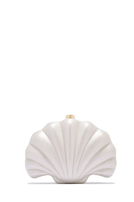 Pearla Acrylic Handbag - White sold by Miss Lola