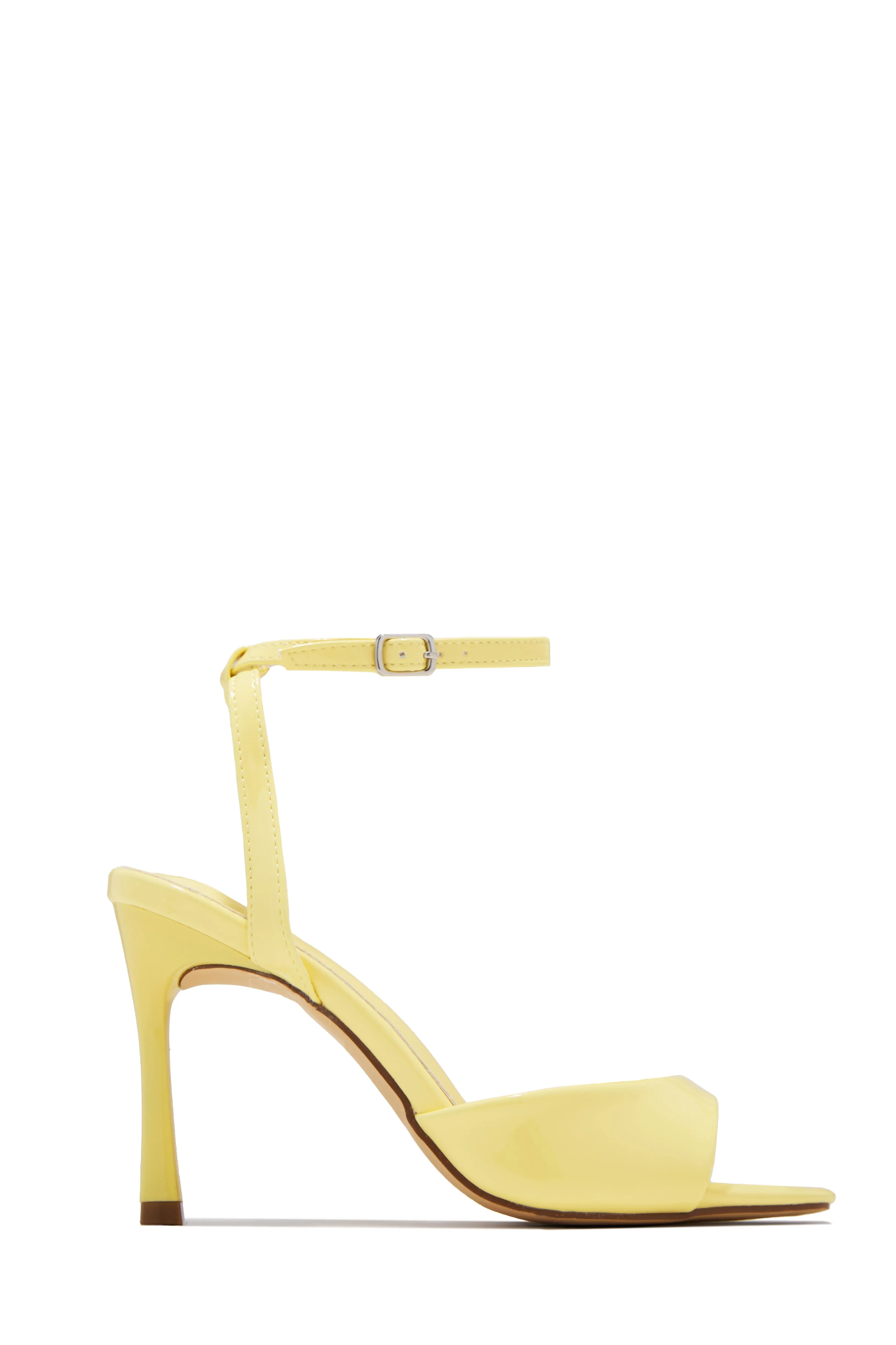 Rubianna Mary Jane Ankle Strap Heels - Yellow sold by Miss Lola product image thumbnail 3