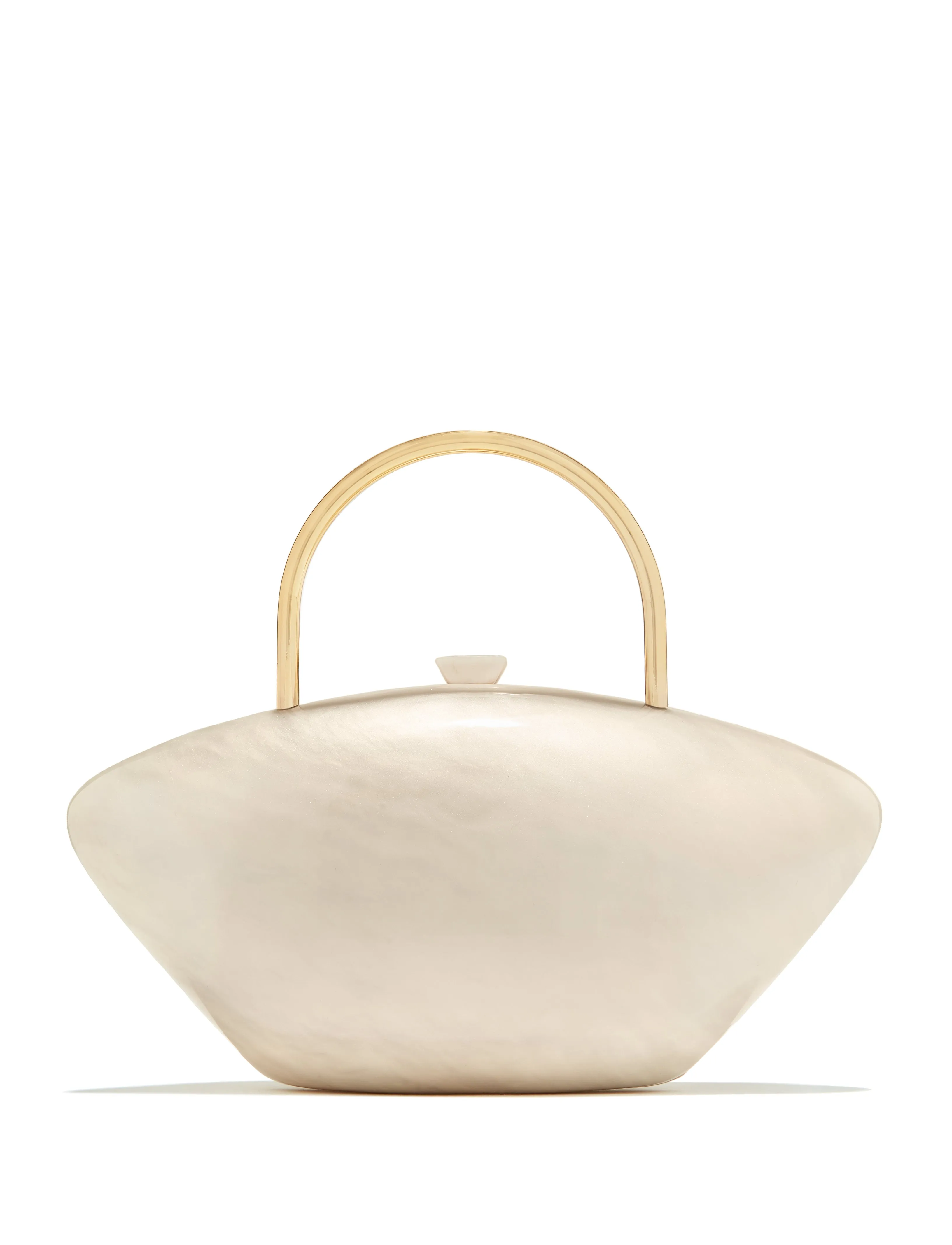 Imania Marble Top Handle Bag- Ivory sold by Miss Lola product image thumbnail 4
