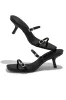 Disna Mid Heel Mules - Black sold by Miss Lola