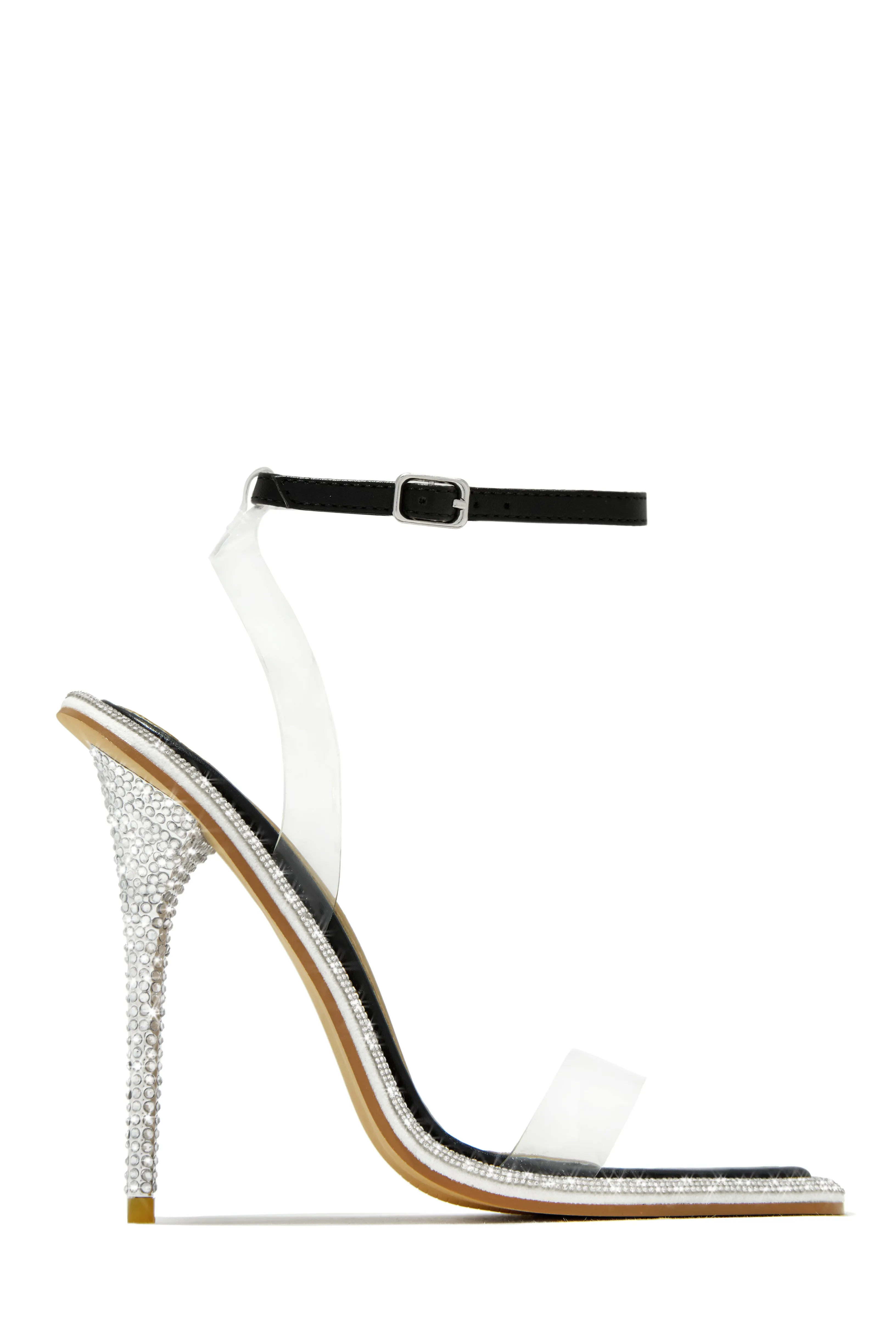 Unforgettable Nights Embellished High Heels - Black sold by Miss Lola product image thumbnail 2