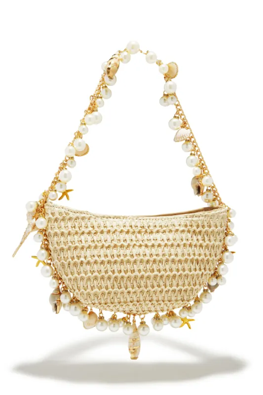 Kalyani Sea Shell Handbag - Natural sold by Miss Lola