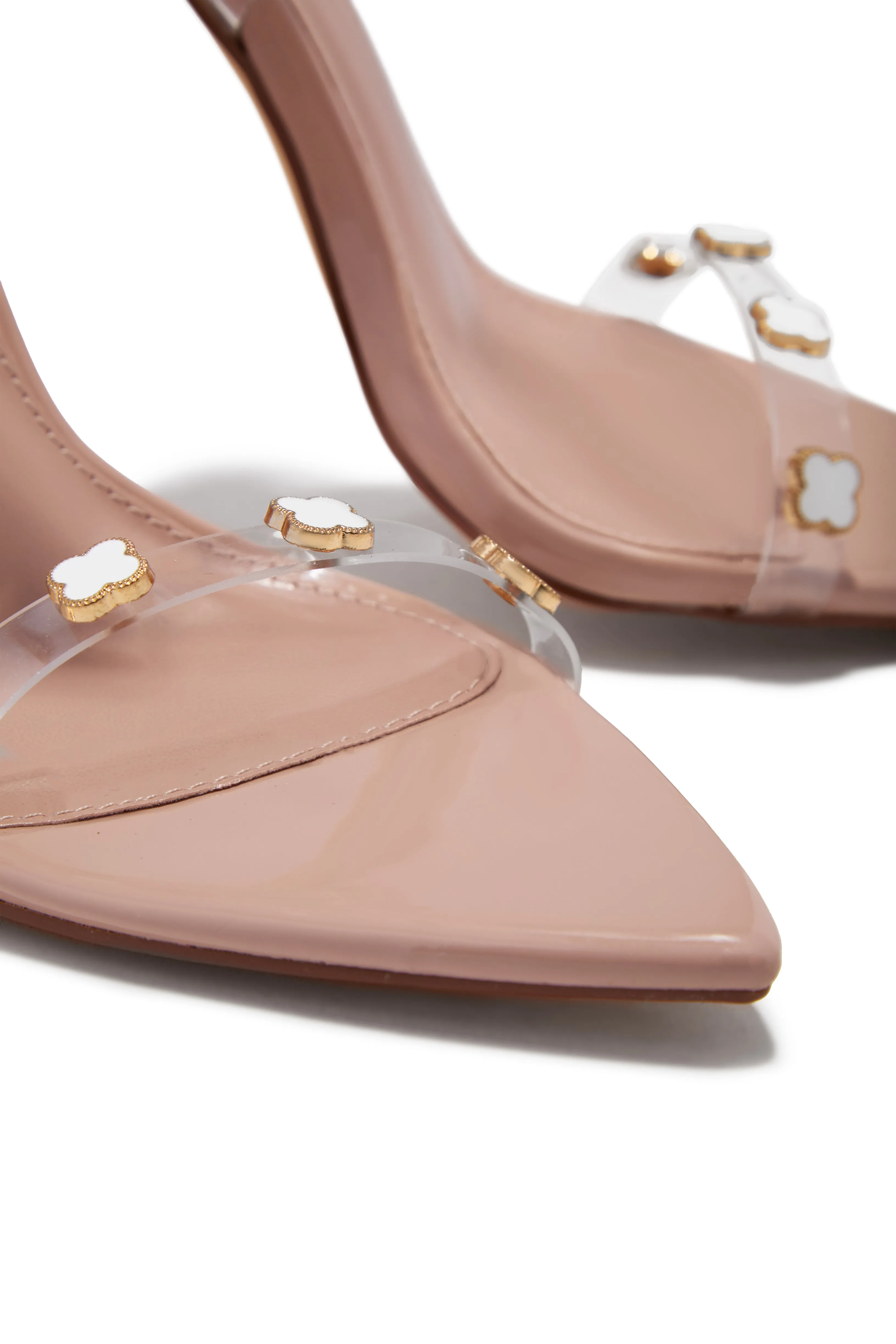 Aurela Clear Strap High Heels - Nude sold by Miss Lola product image thumbnail 2