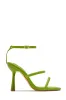 Nylah Ankle Strap Heels - Green sold by Miss Lola
