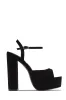 Libbi Platform Block Heels - Black sold by Miss Lola