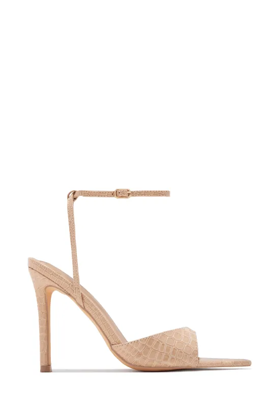 Kelcie Single Sole Heels - Nude sold by Miss Lola