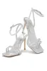 Miliana Embellished Heels - Silver sold by Miss Lola