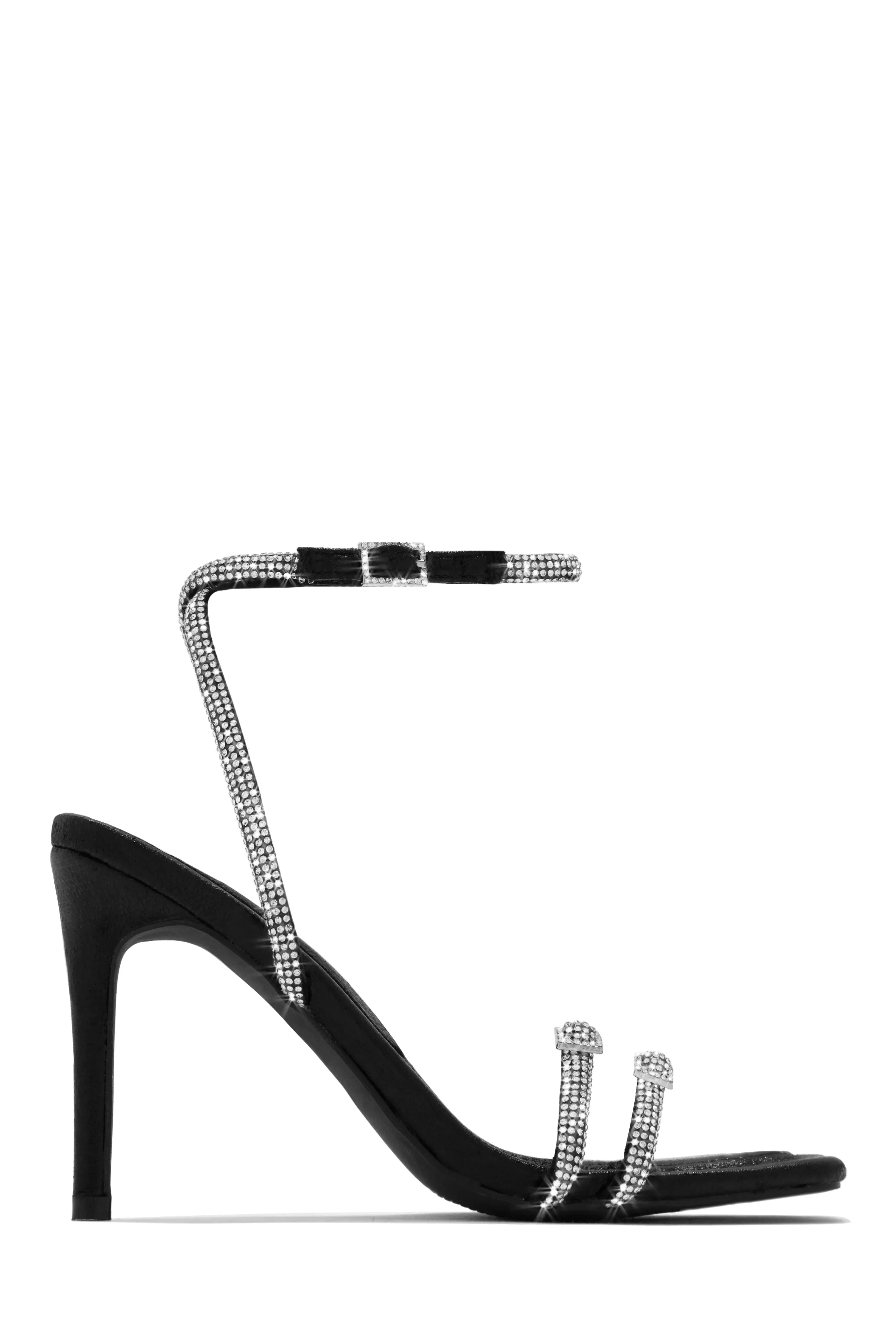 Miliana Embellished Heels - Silver sold by Miss Lola product image thumbnail 5