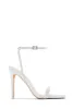 Evelin Single Sole Heels - White sold by Miss Lola