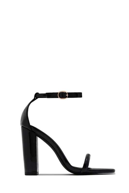 Marci Block Heels - Black sold by Miss Lola