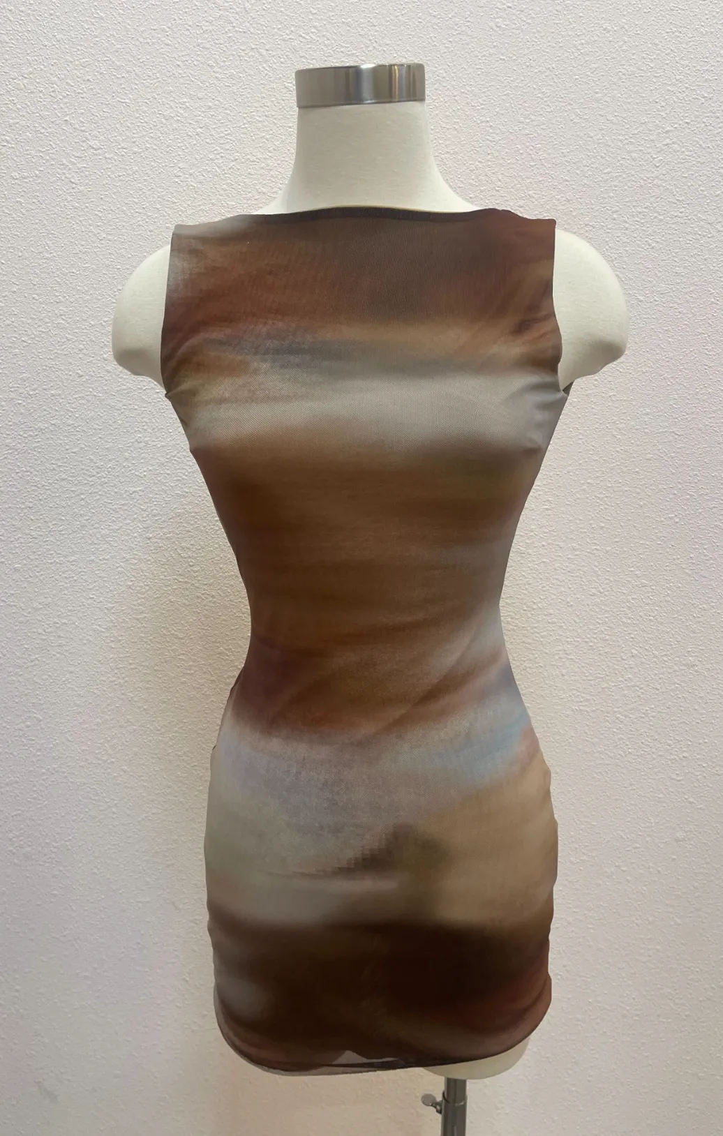 Alexxis Mini Dress - Brown sold by Miss Lola product image thumbnail 3