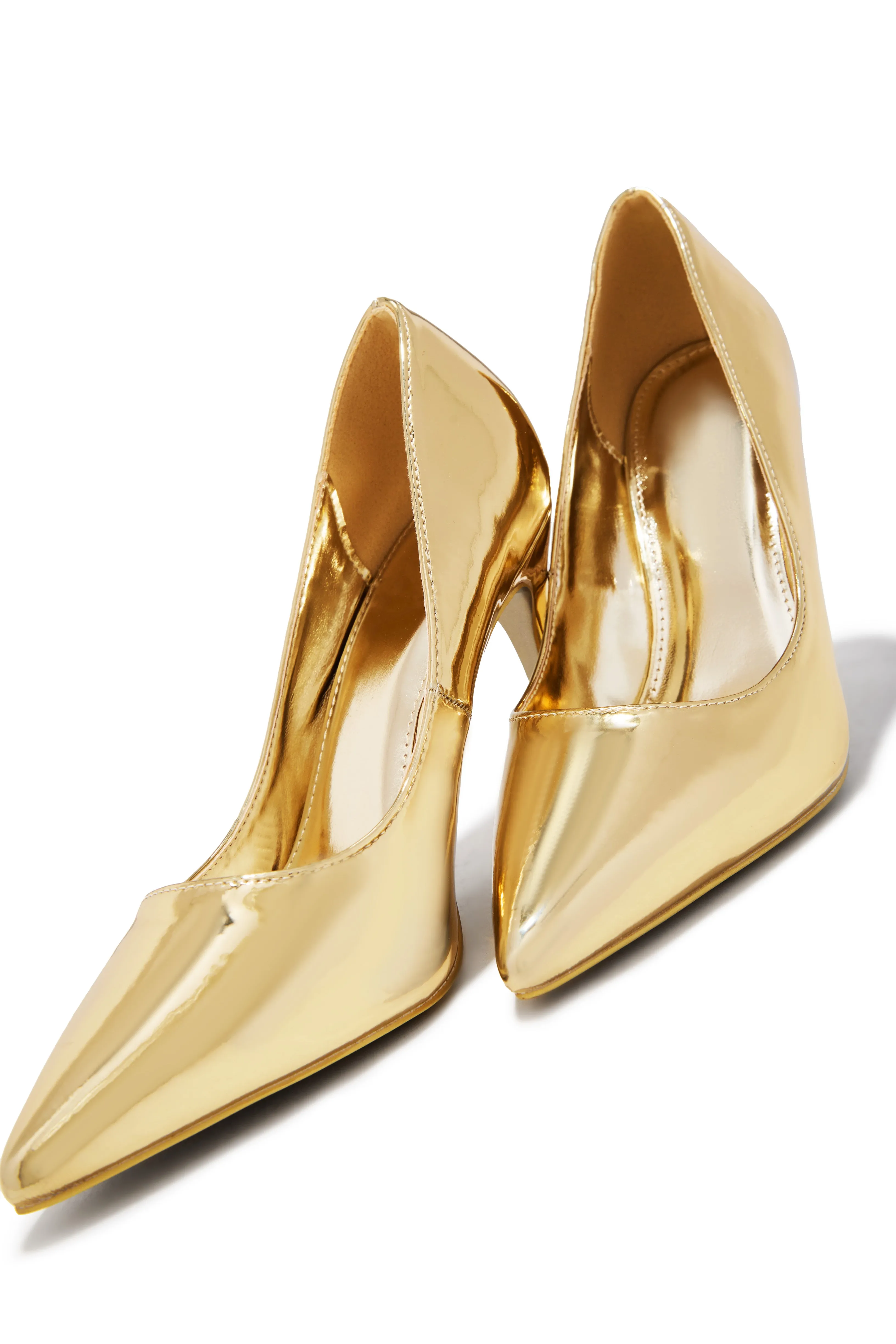 Kylan Heel Pumps - Gold sold by Miss Lola product image thumbnail 2