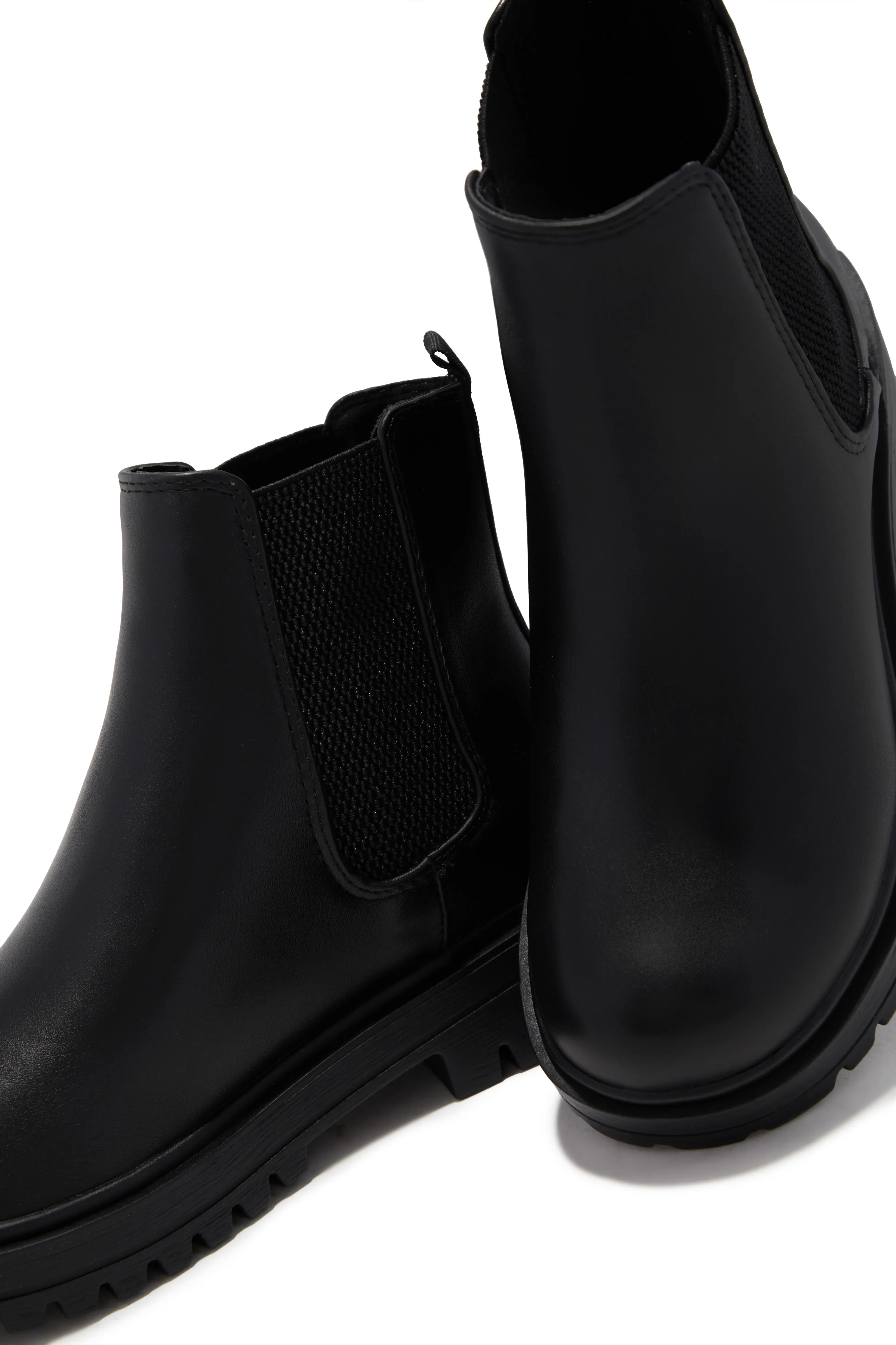 Nicolo Pull On Chelsea Boots - Black sold by Miss Lola product image thumbnail 2