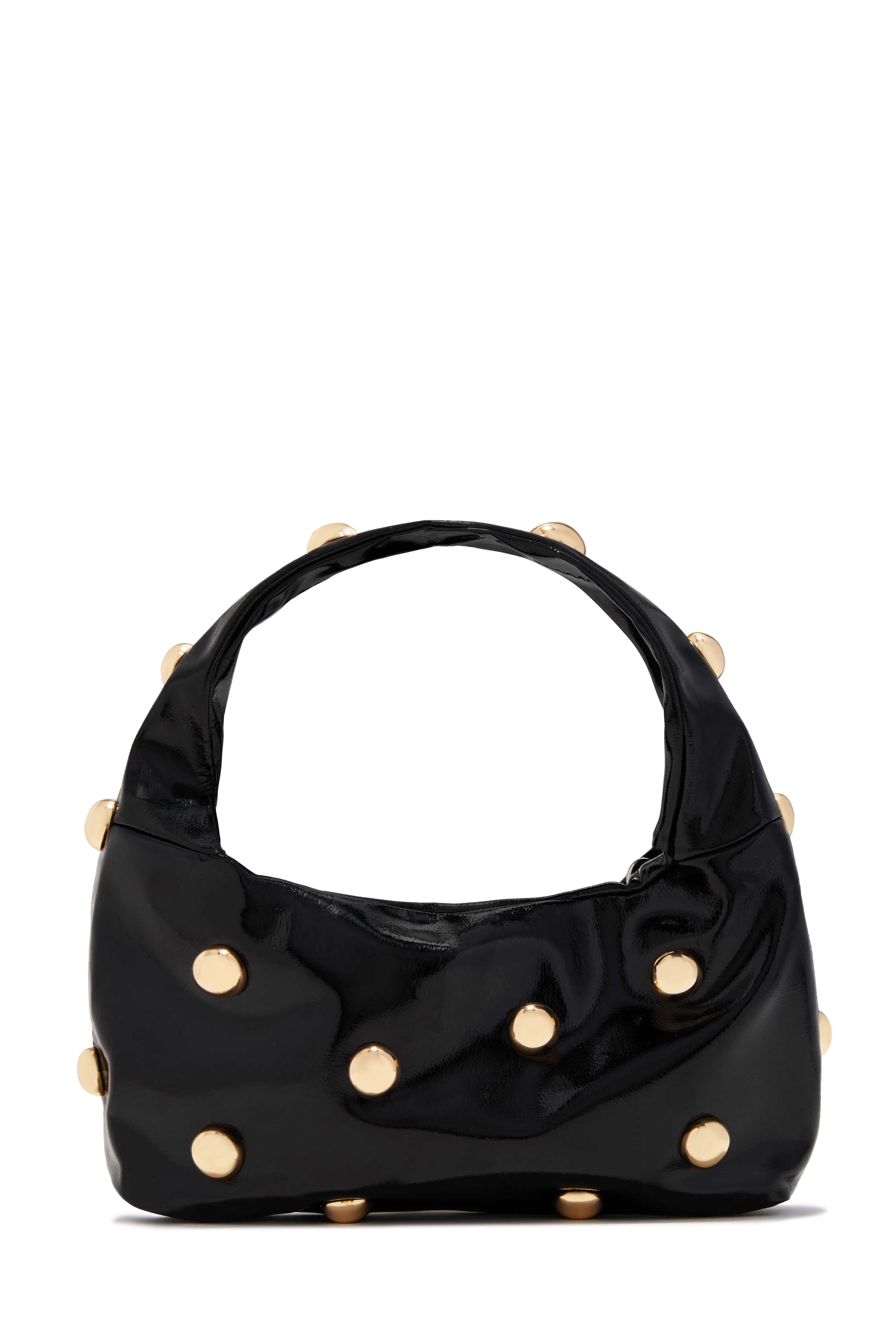 Dahlaney Studded Handbag - Black Gold sold by Miss Lola