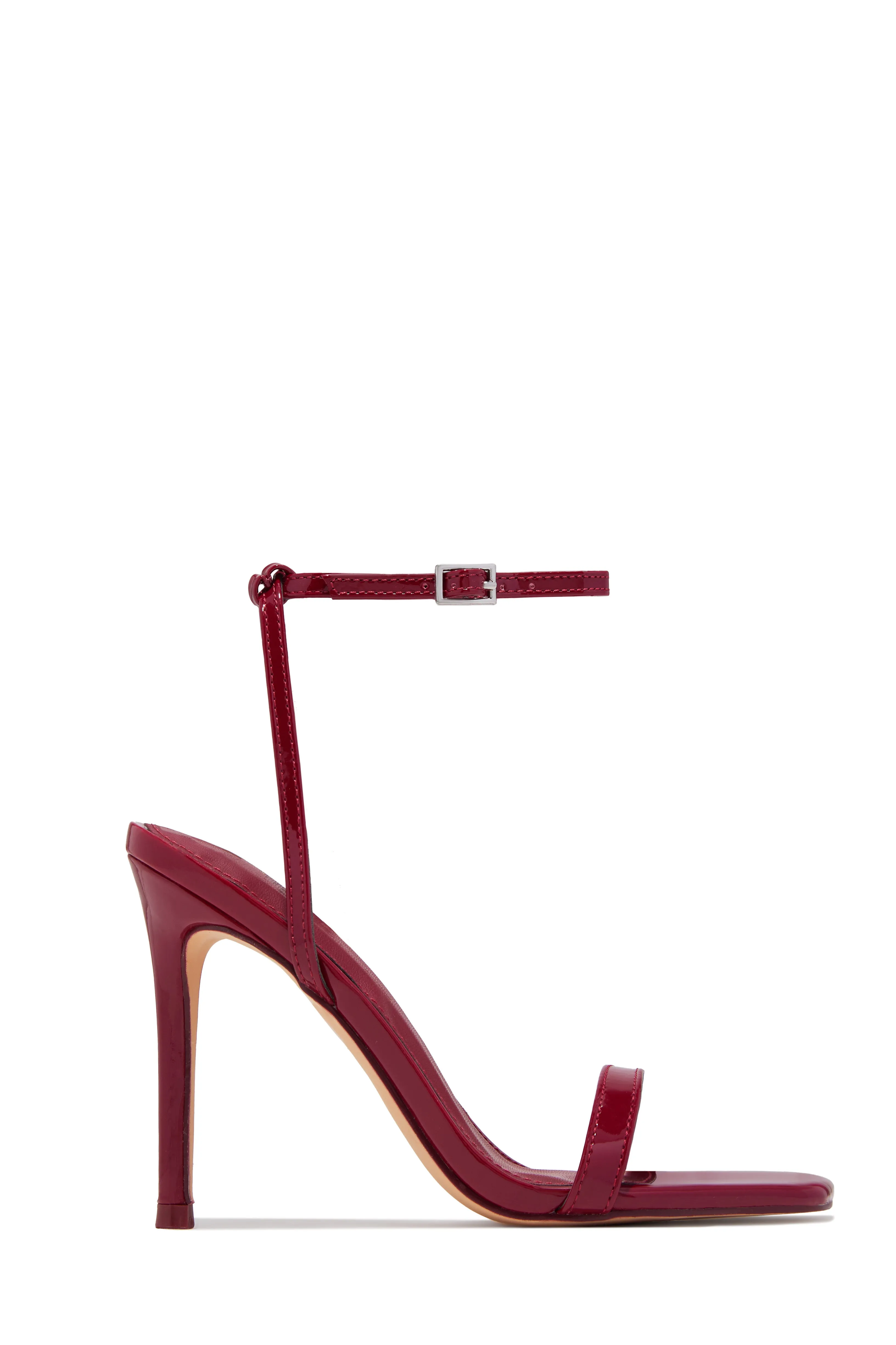 Evelin Single Sole Heels - Wine sold by Miss Lola