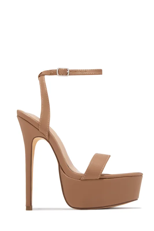 Your Temptation Platform High Heels - Nude sold by Miss Lola