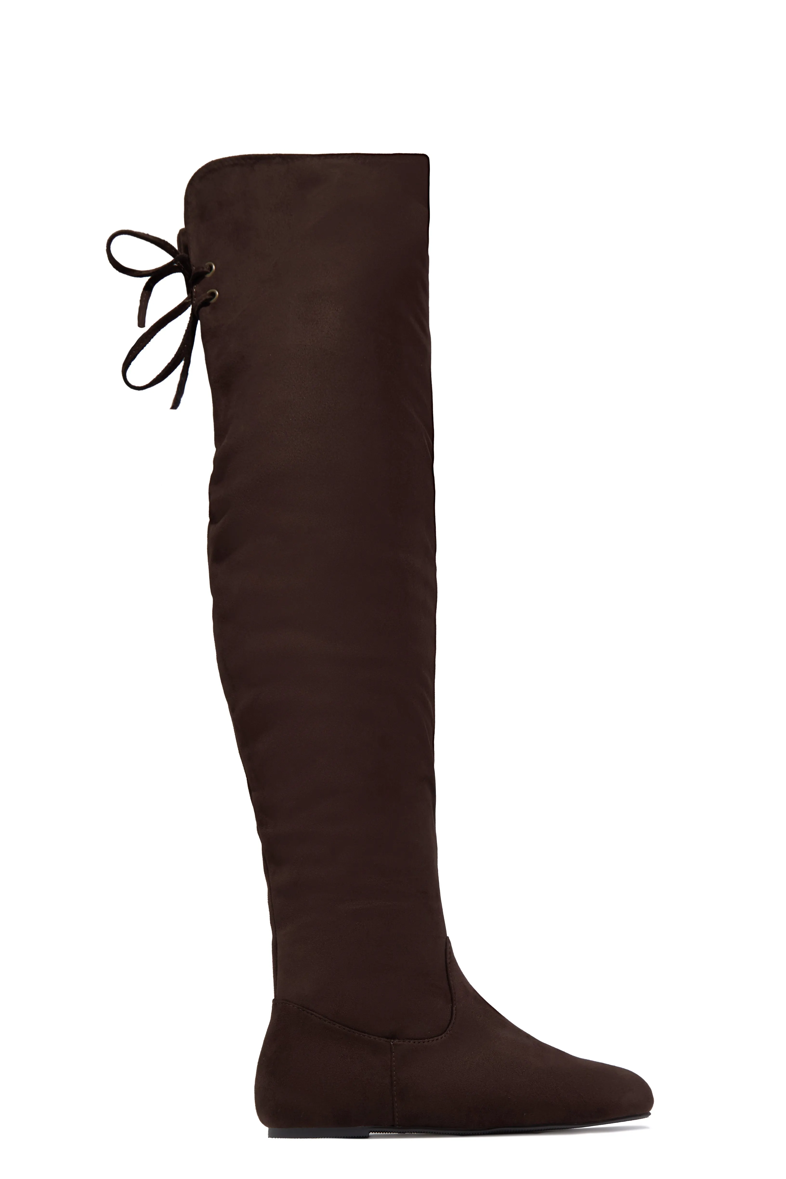 Cozy Season Flat Over The Knee Boots - Brown sold by Miss Lola product image thumbnail 3