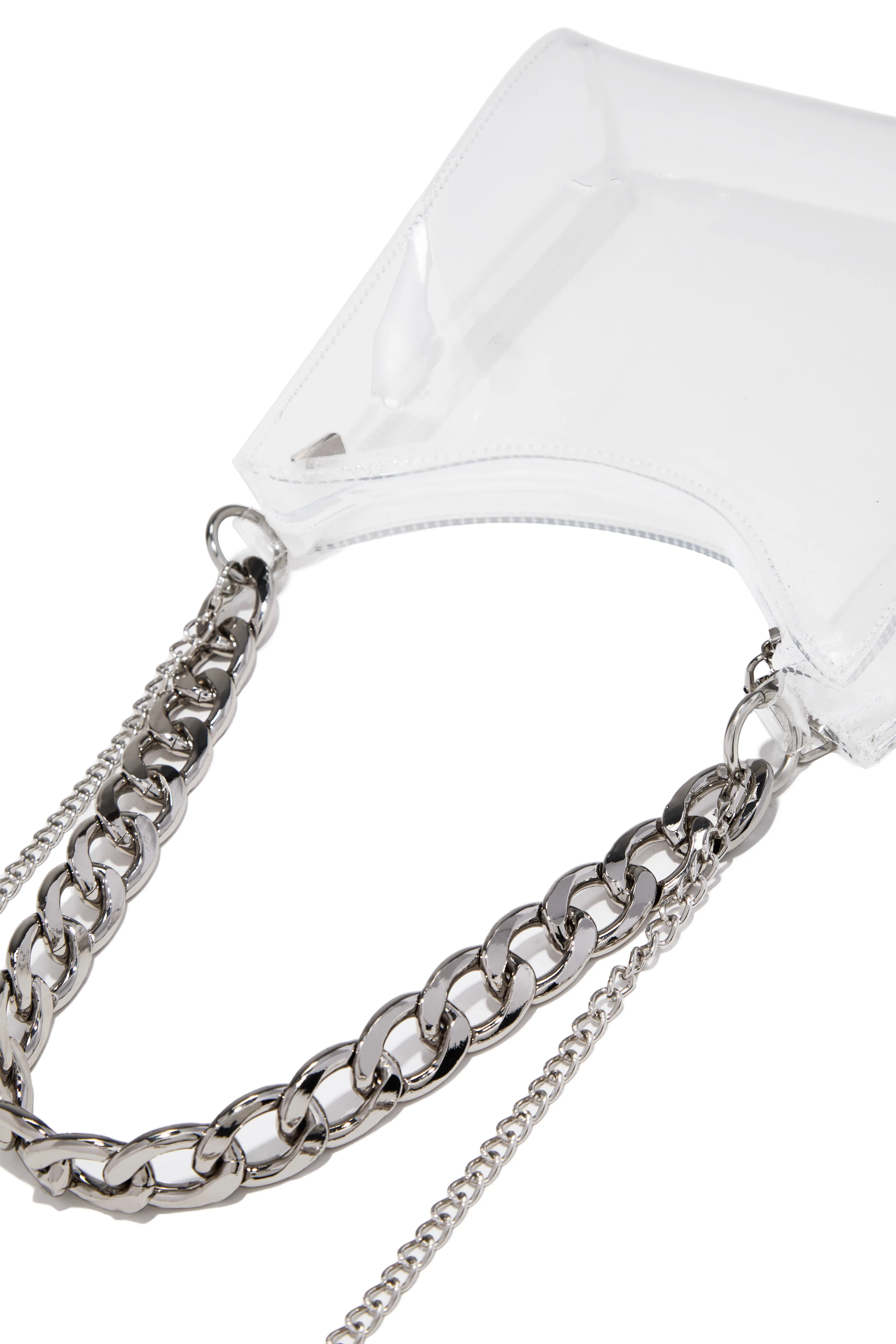 Alena Crossbody Handbag - Clear sold by Miss Lola product image thumbnail 4