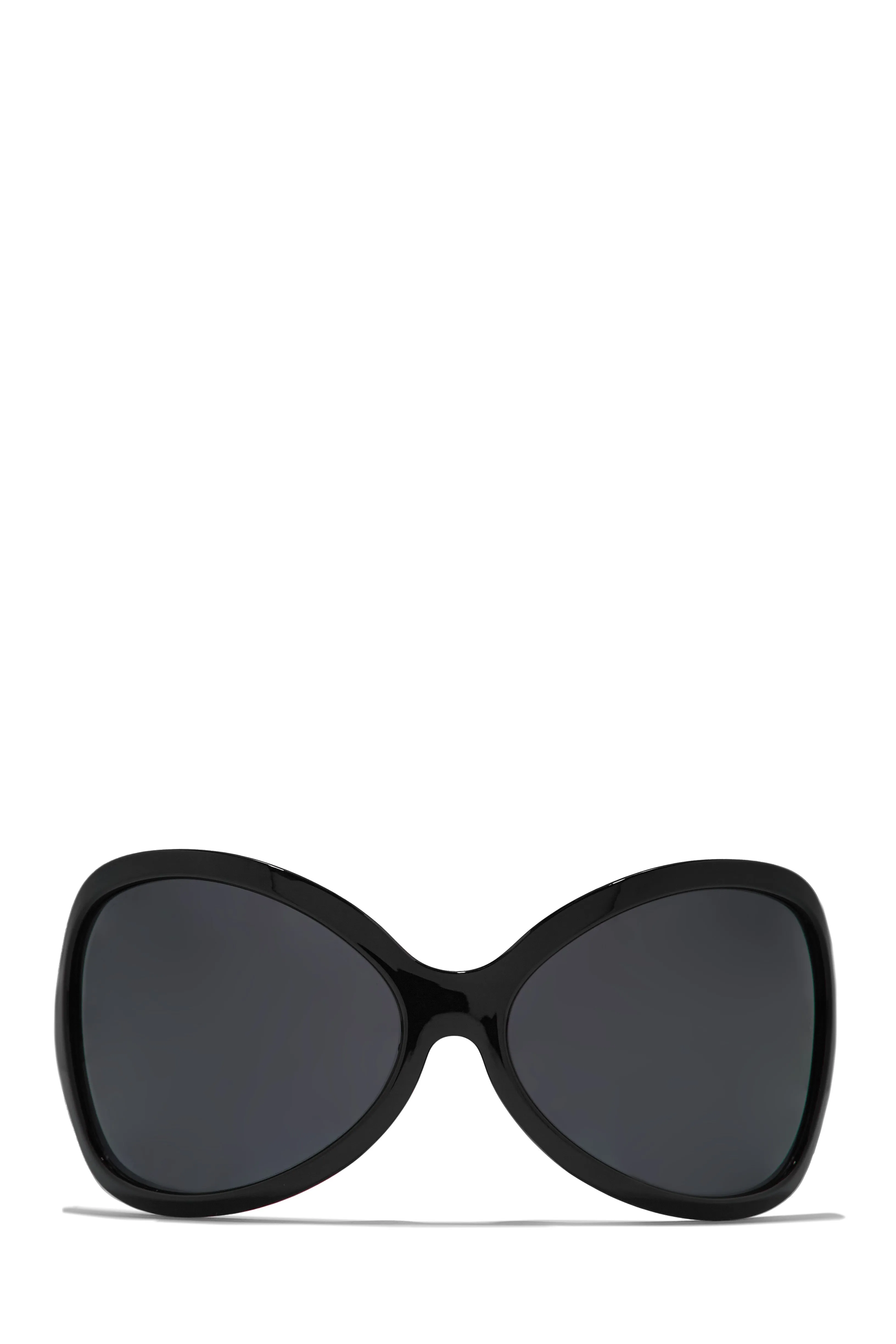 Big Reveal Oversized Sunglasses - White sold by Miss Lola product image thumbnail 5