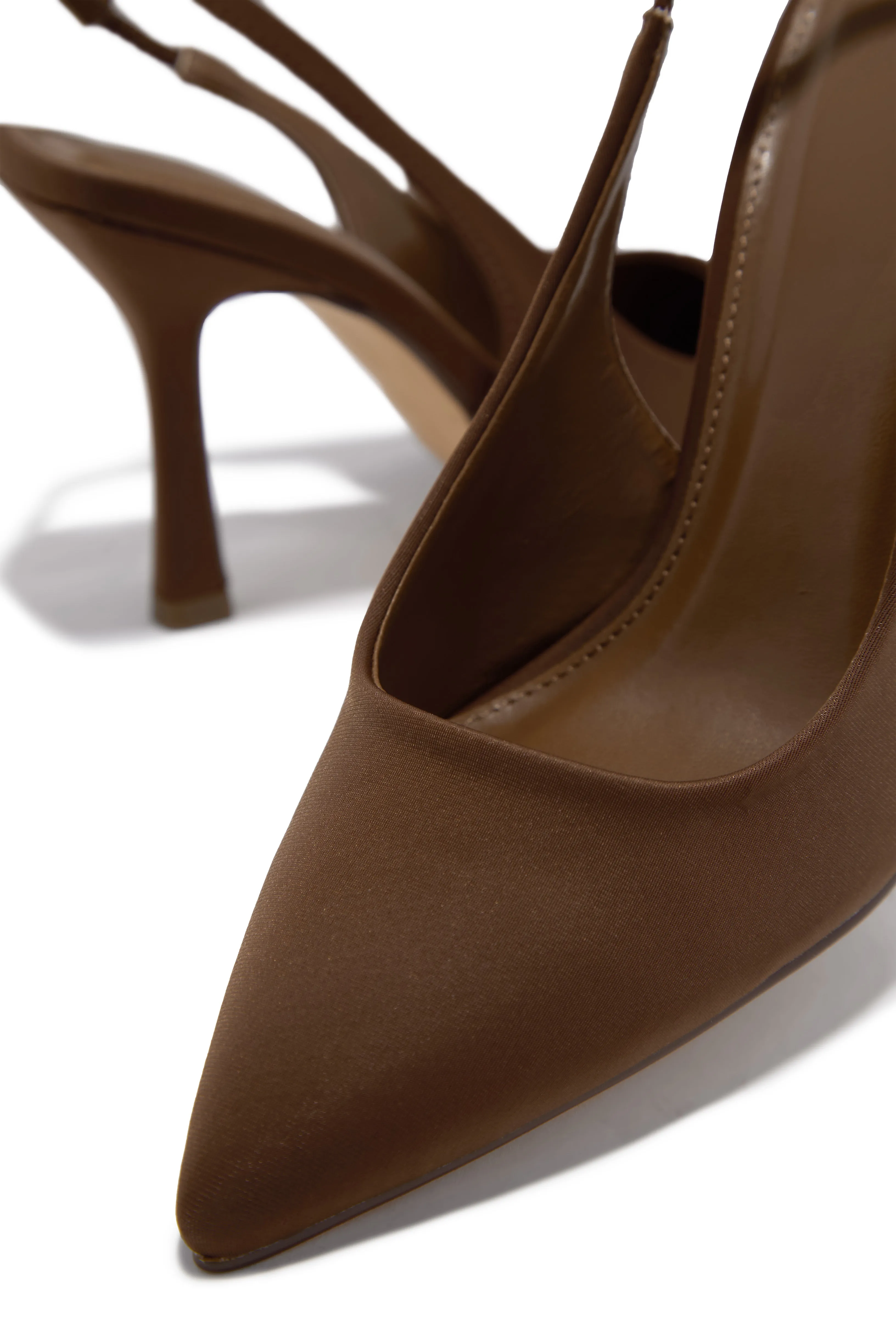 Cari Slingback Pumps - Tan sold by Miss Lola product image thumbnail 3