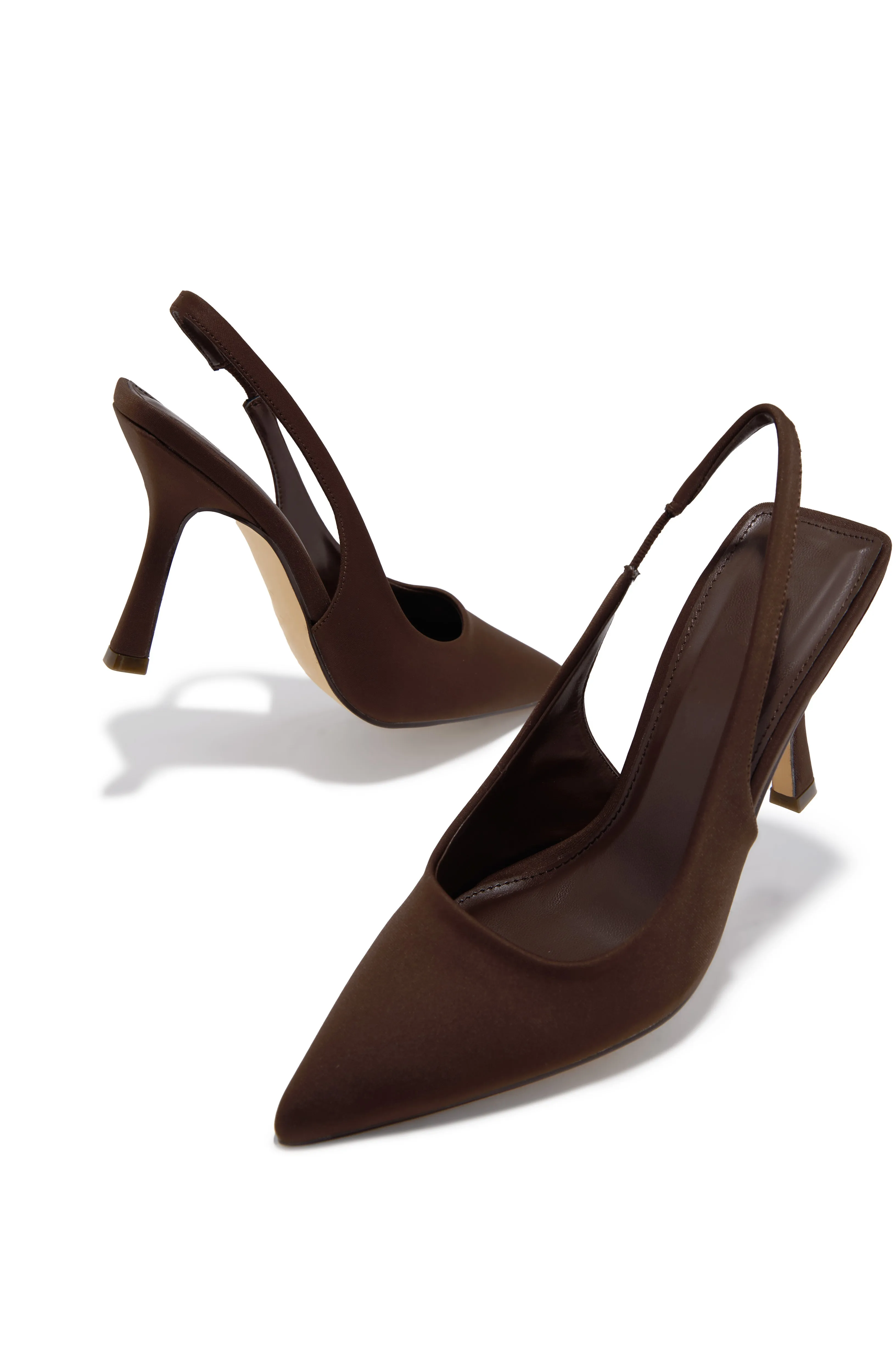 Cari Slingback Pumps - Brown sold by Miss Lola product image thumbnail 2