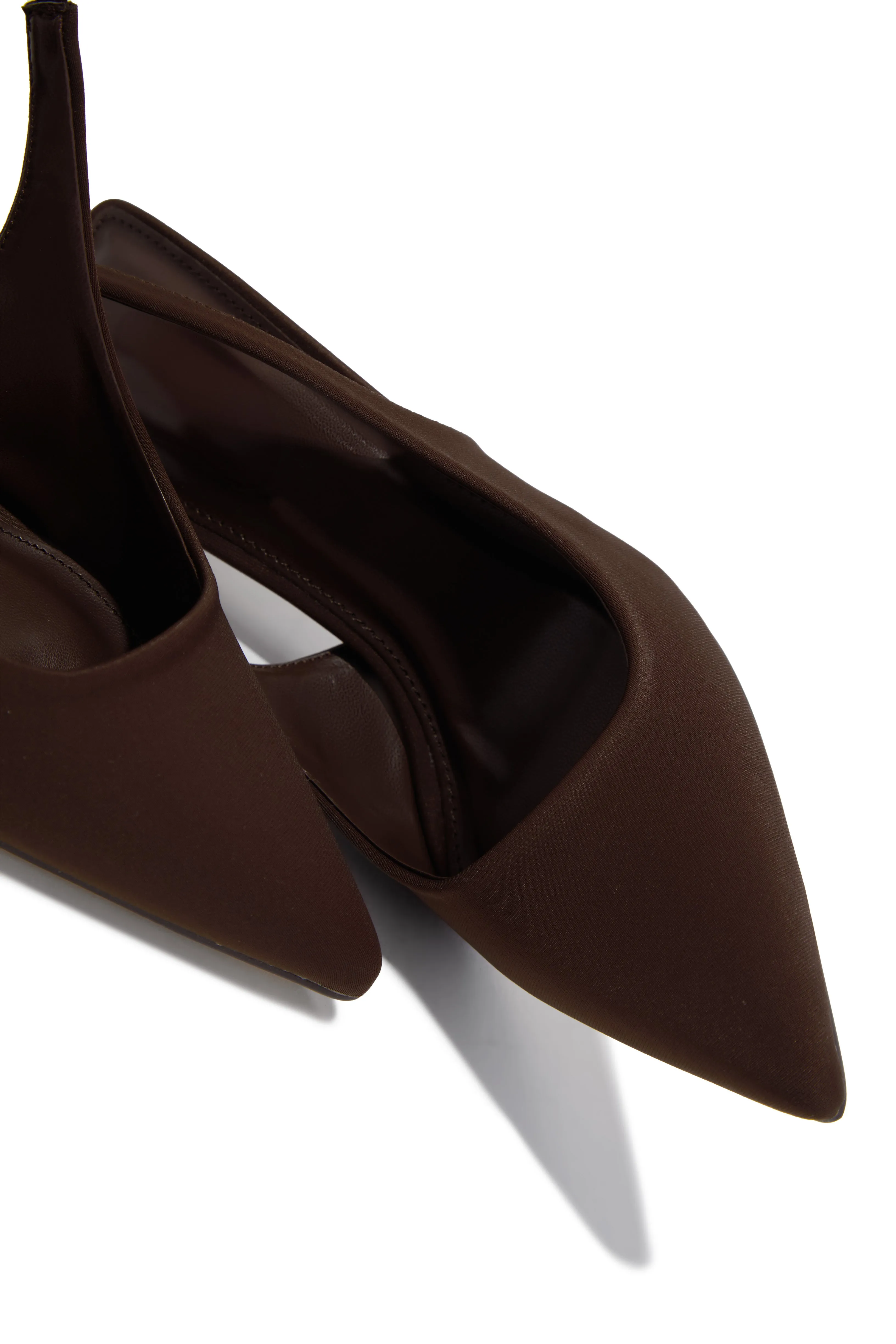 Cari Slingback Pumps - Brown sold by Miss Lola product image thumbnail 3