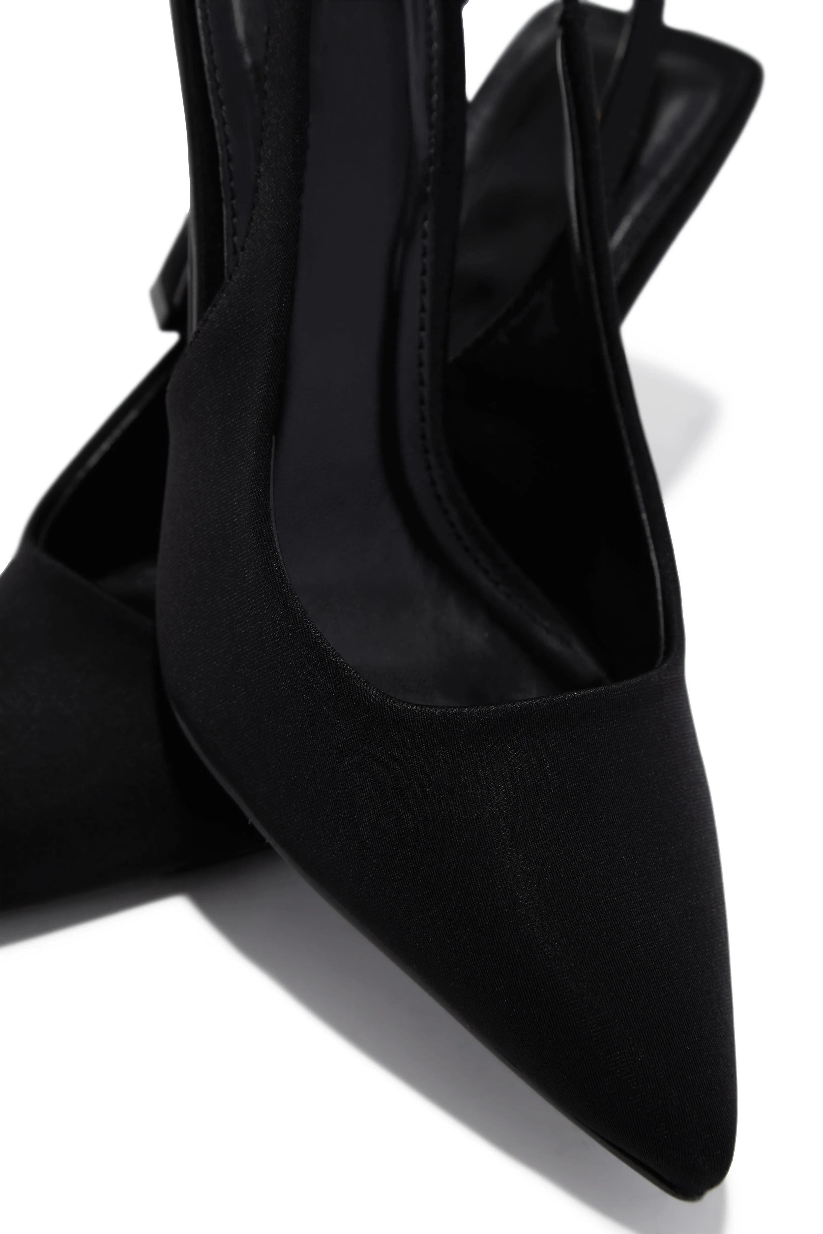 Cari Slingback Pumps - Black sold by Miss Lola product image thumbnail 2