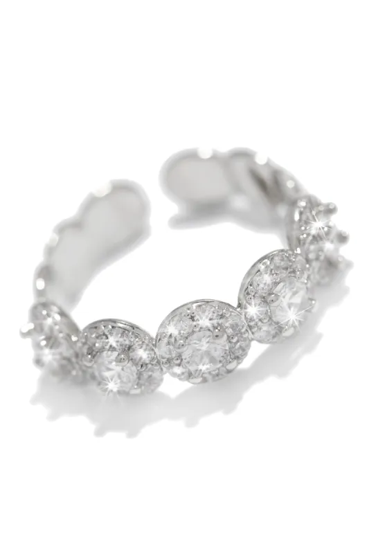My All CZ Embellished Ring - Silver sold by Miss Lola